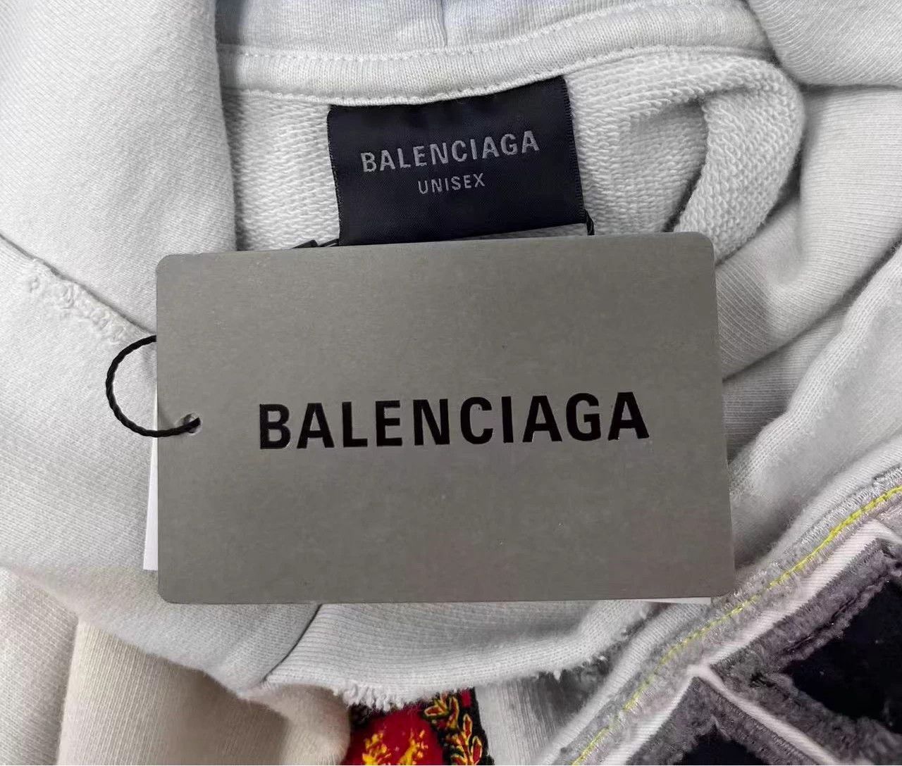 Balenciaga Balenciaga letter print hooded long sleeve sweatshirt Size L / US 10 / IT 46 - 4 Thumbnail