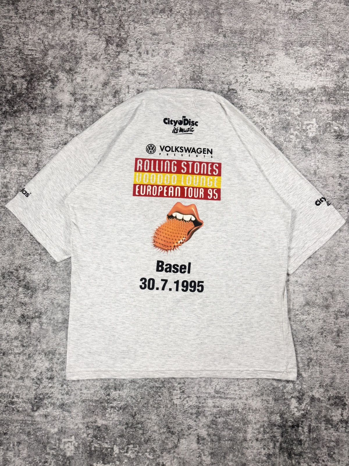 The Rolling Stones 1995 Vintage Rolling Stones x Adidas STAFF Euro Tour T shirt Size US L / EU 52-54 / 3 - 1 Thumbnail