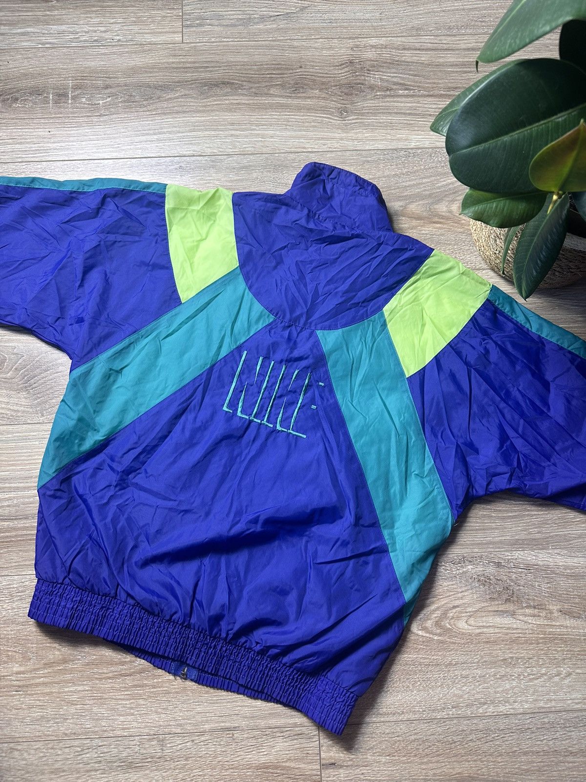 Nike × Nike ACG × Vintage 80s 90s Nike Vintage Nylon Windbreaker Big Logo Size US S / EU 44-46 / 1 - 11 Thumbnail