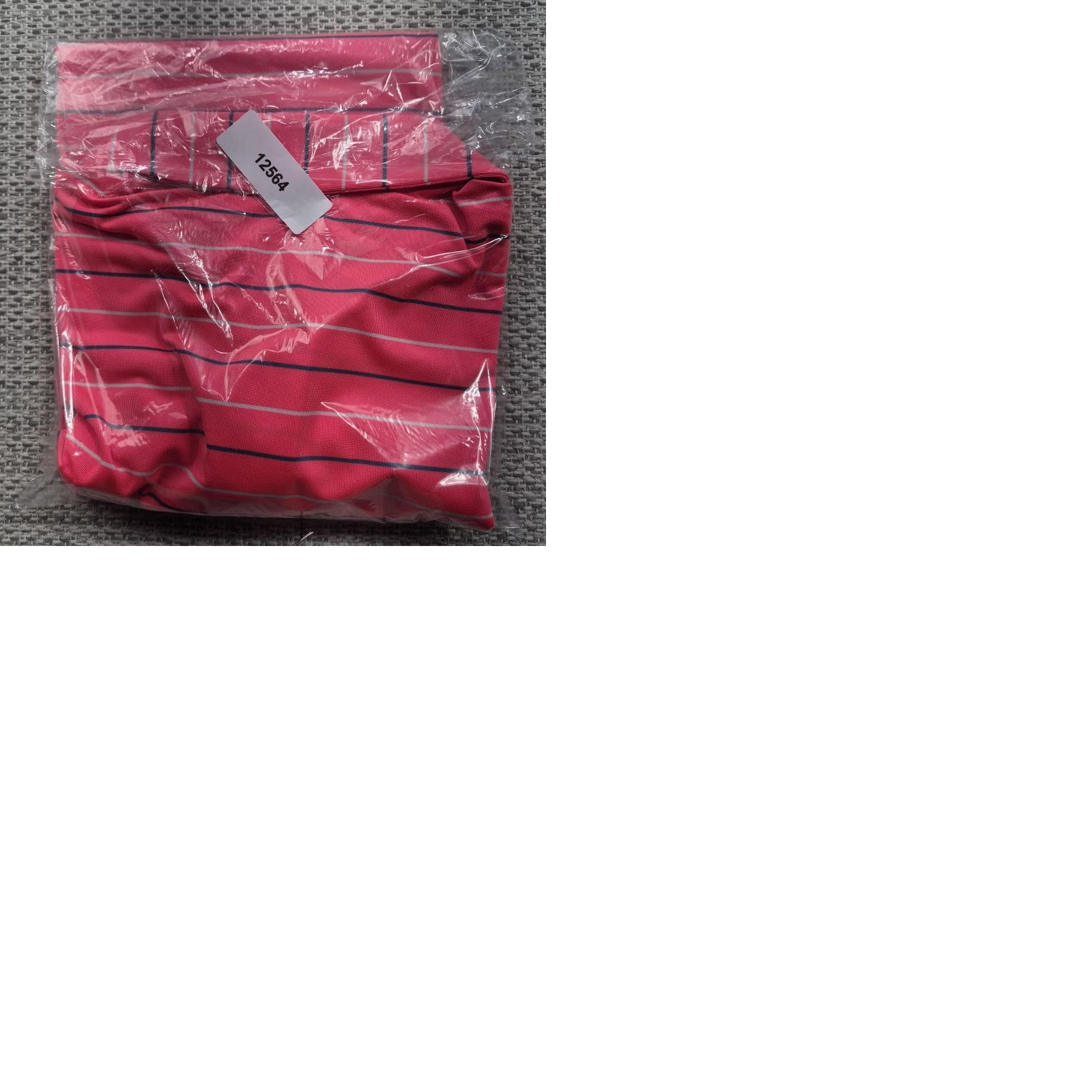 Under Armour Under Armour Golf Polo Shirt Mens Large Pink Stripe We Ko Pa Club HeatGear Tech Polo Size US L / EU 52-54 / 3 - 9 Thumbnail