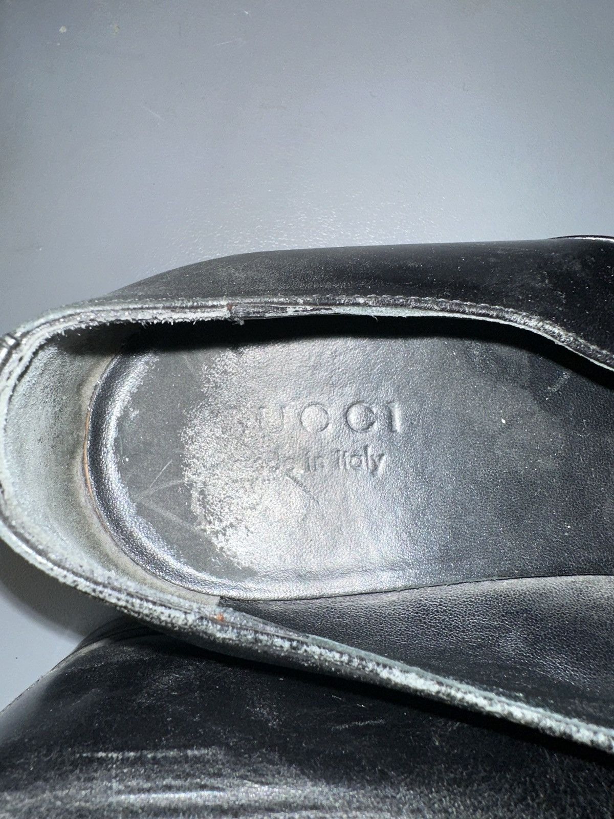 Gucci Gucci vintage 90s Formal Shoes Leather Black 👞 Size US 8.5 / EU 41-42 - 12 Thumbnail