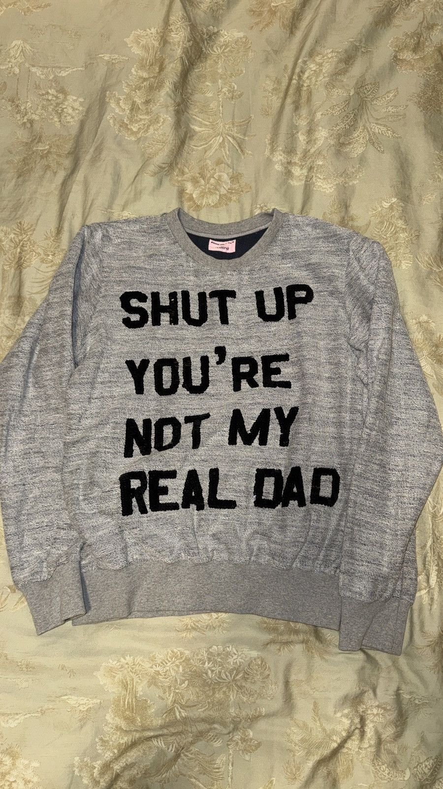 ASHISH Ashish Sequins Shut up you re not my real dad sweater Size US M / EU 48-50 / 2 - 4 Thumbnail
