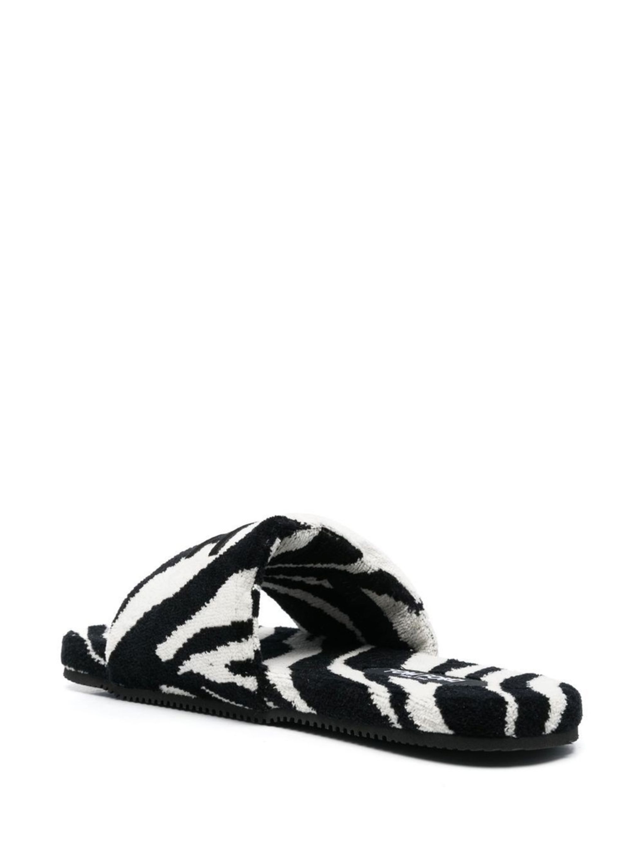 Tom Ford o1loc1c0924 W3162 Slides in Black/White Size US 11 / IT 41 - 3 Thumbnail