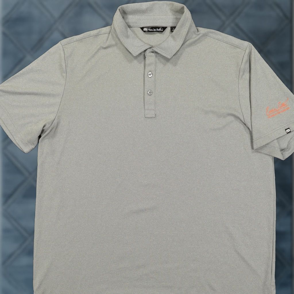 TravisMathew Travis Mathew Polo Shirt Mens XL Gray Golf Performance Short Sleeve Short Sleeve Polo Shirt Mens XL Gray Golf Size US XL / EU 56 / 4 - 1 Thumbnail