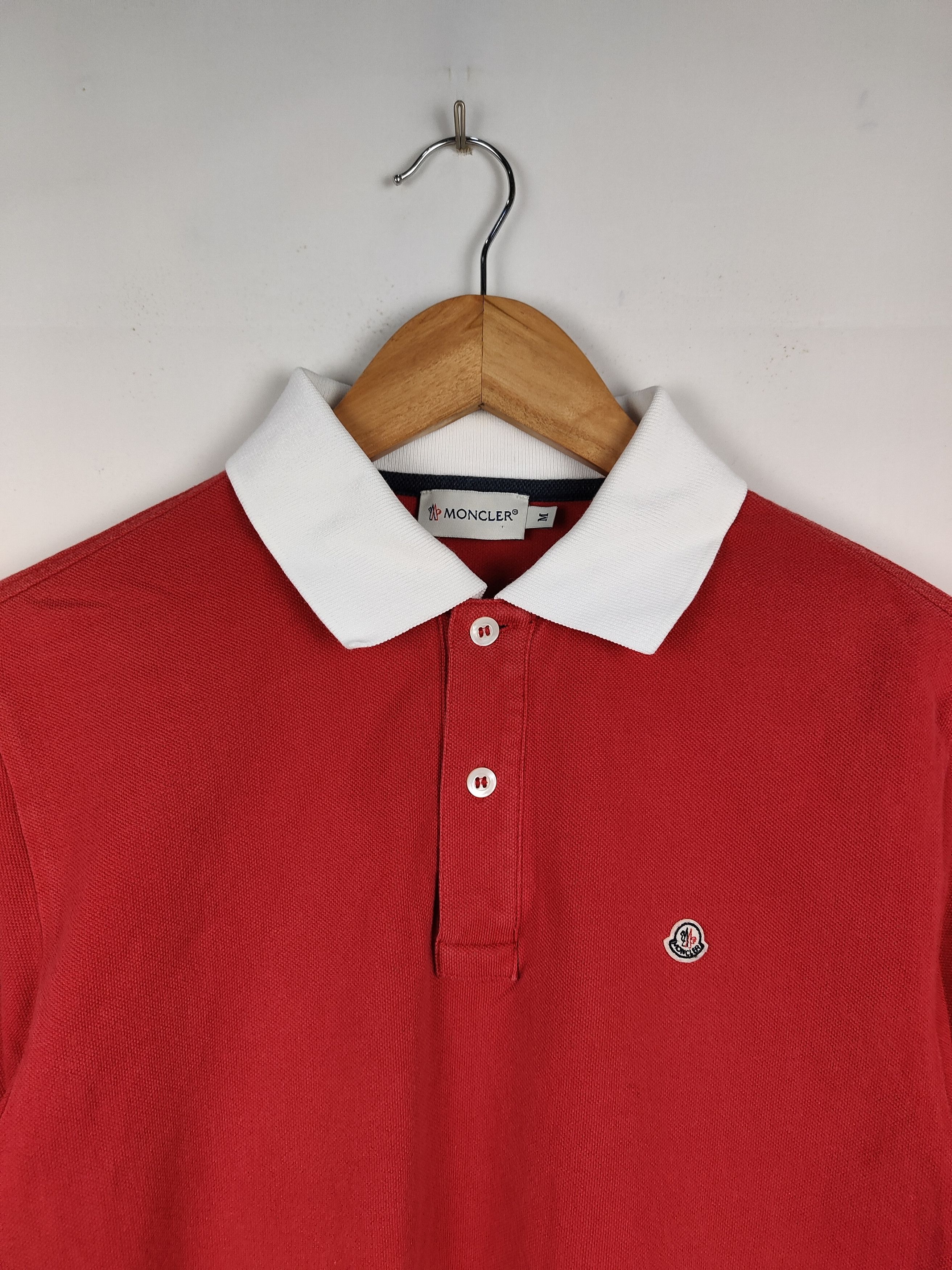 Moncler Moncler Polo Shirt Size US M / EU 48-50 / 2 - 2 Thumbnail