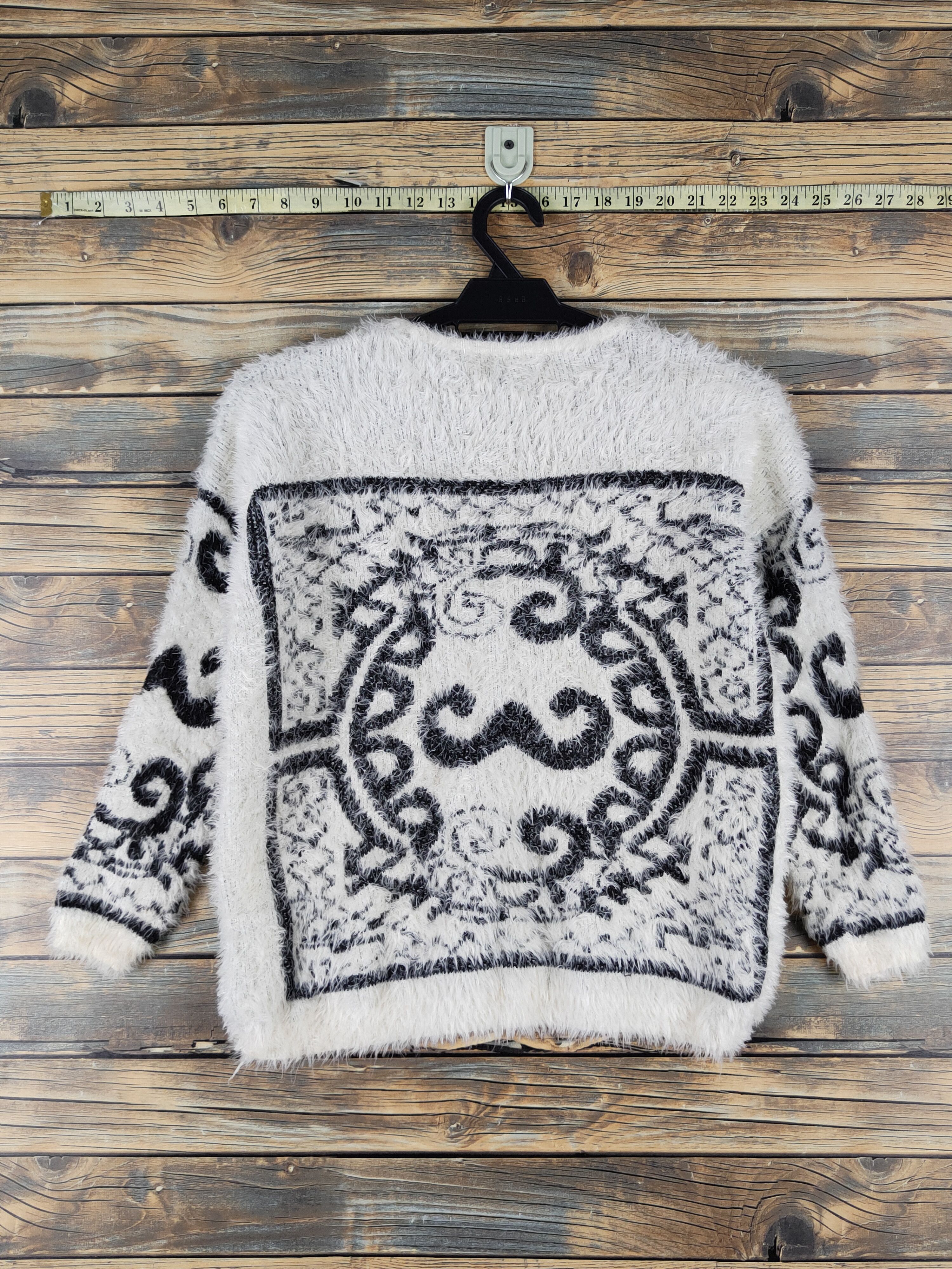 Japanese Brand Japanese Brand Ivory Shag Shaggy Fur Mohair Knitwear #W1947 Size S / US 4 / IT 40 - 7 Thumbnail