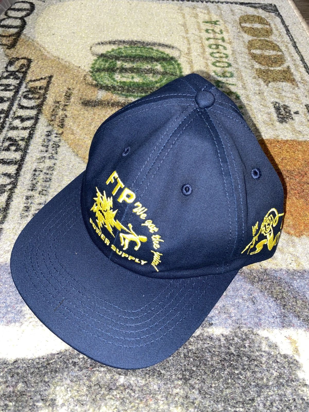 Fuck The Population Fuck The Population Power Supply 6 Panel Hat Navy Size ONE SIZE - 1 Thumbnail