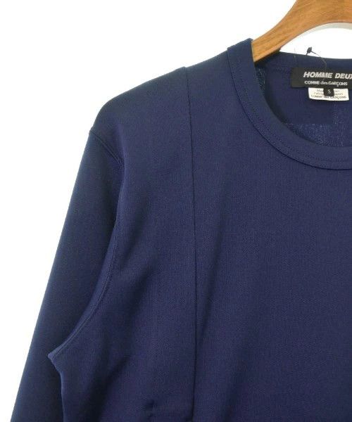 Comme des Garcons Homme Deux T-Shirts Polyester Crewneck Pullover Long Sleeve Navy Blue Size US S / EU 44-46 / 1 - 3 Thumbnail