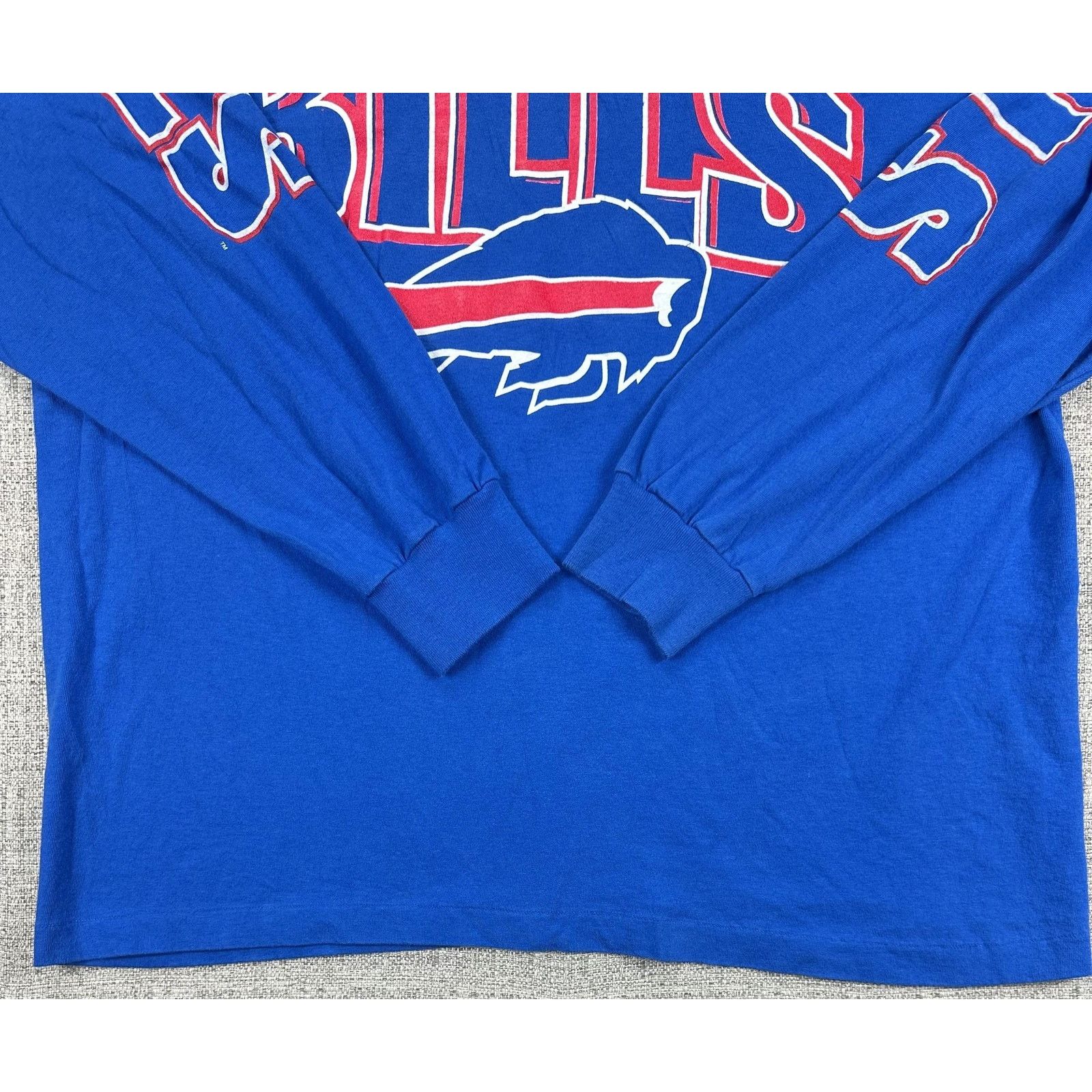 Other Buffalo Bills Shirt XL Blue Double Long Sleeve Graphic 90s Size US XL / EU 56 / 4 - 5 Thumbnail