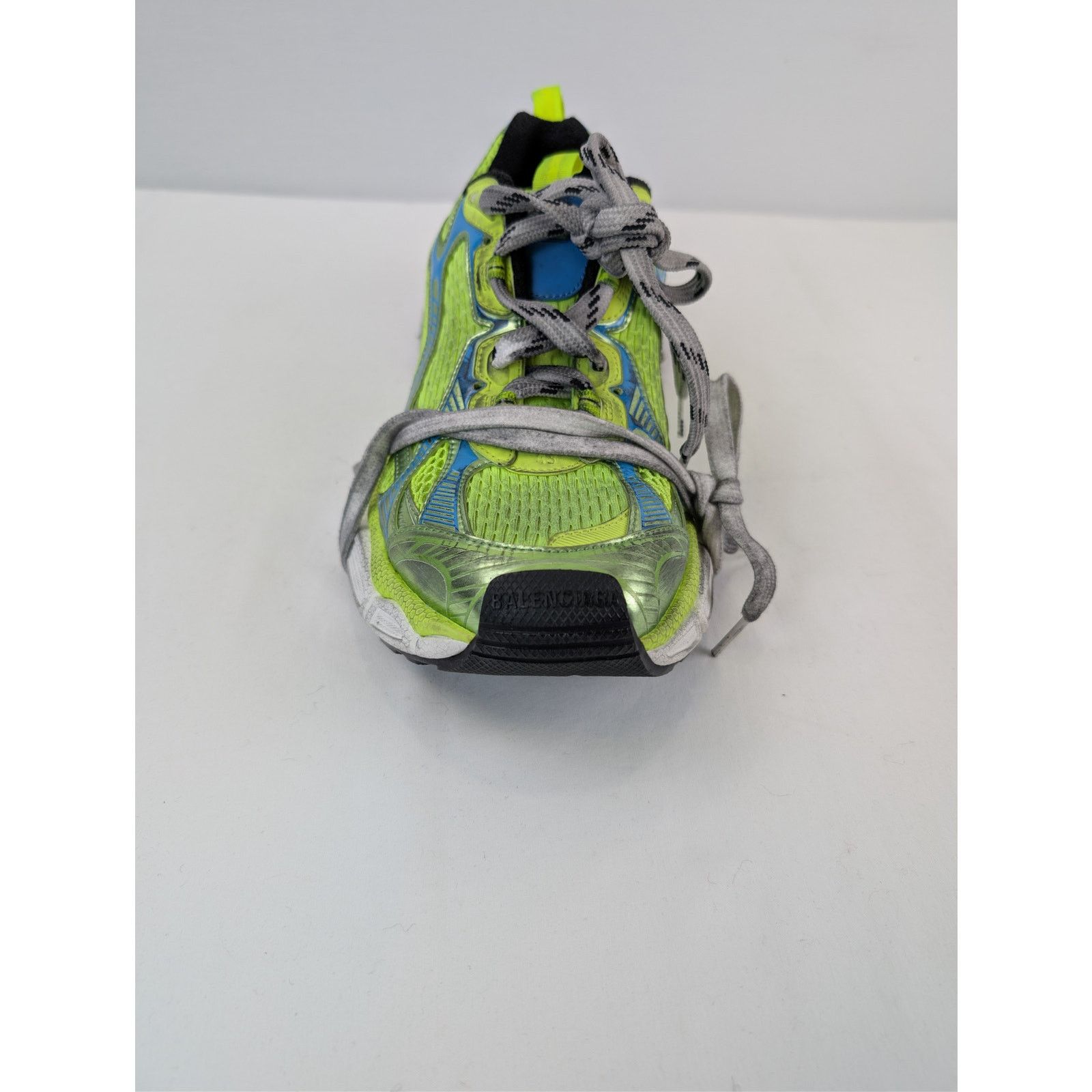 Balenciaga o1rshd1 3XL Low-Top Sneakers in Fluo Yellow / Blue 44 Size US 11 / EU 44 - 15 Thumbnail