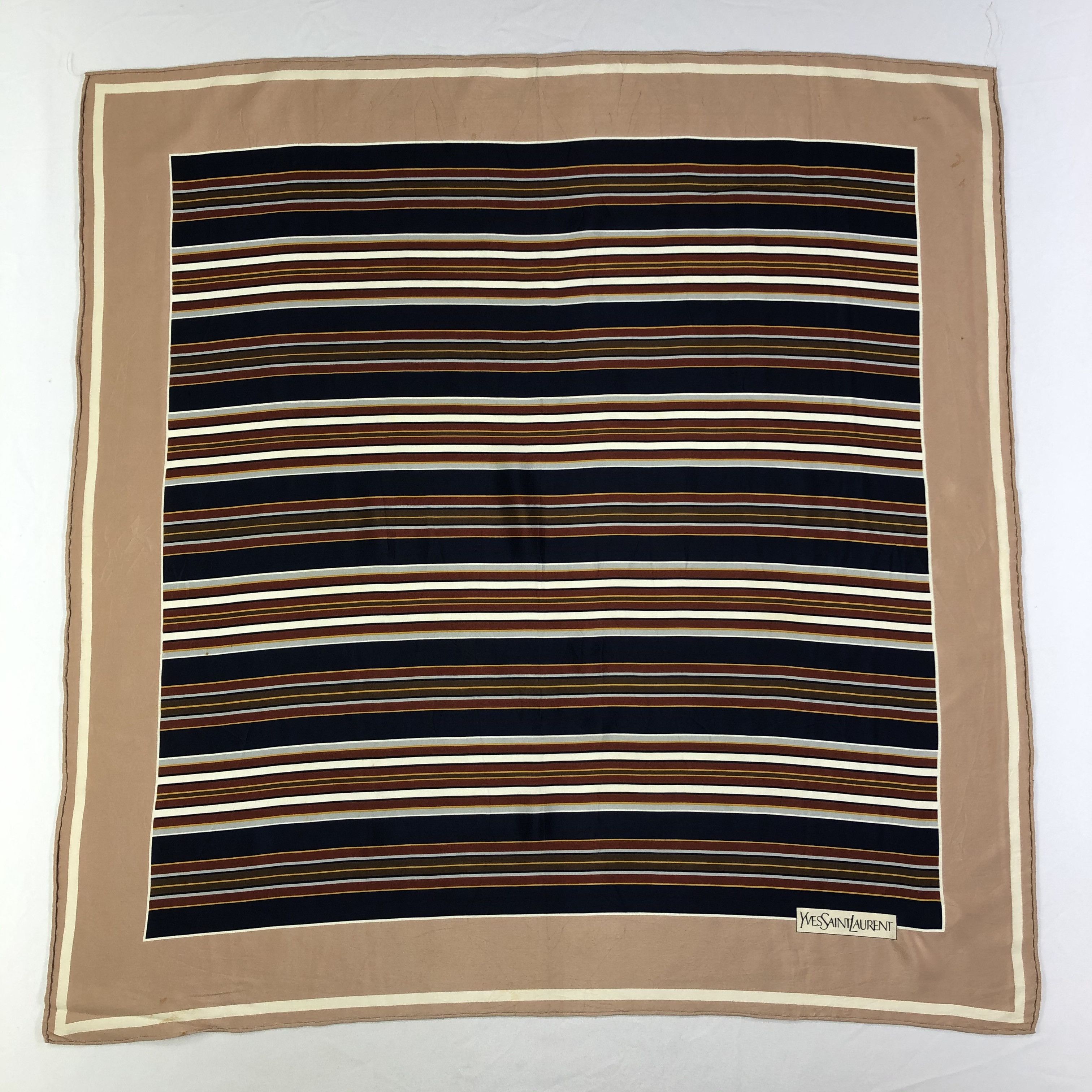 Vintage × Yves Saint Laurent Vintage Yves Saint Laurent Silk Scarf Size ONE SIZE - 2 Thumbnail