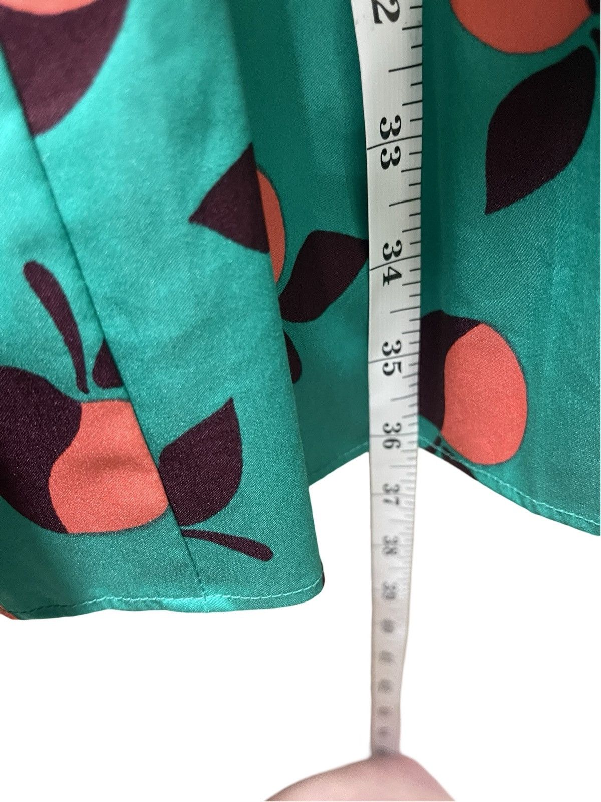 Kate Spade Kate Spade Colorblock Apple A-Line Lined Maxi Skirt Size 4 Size 27" / US 4 / IT 40 - 8 Thumbnail