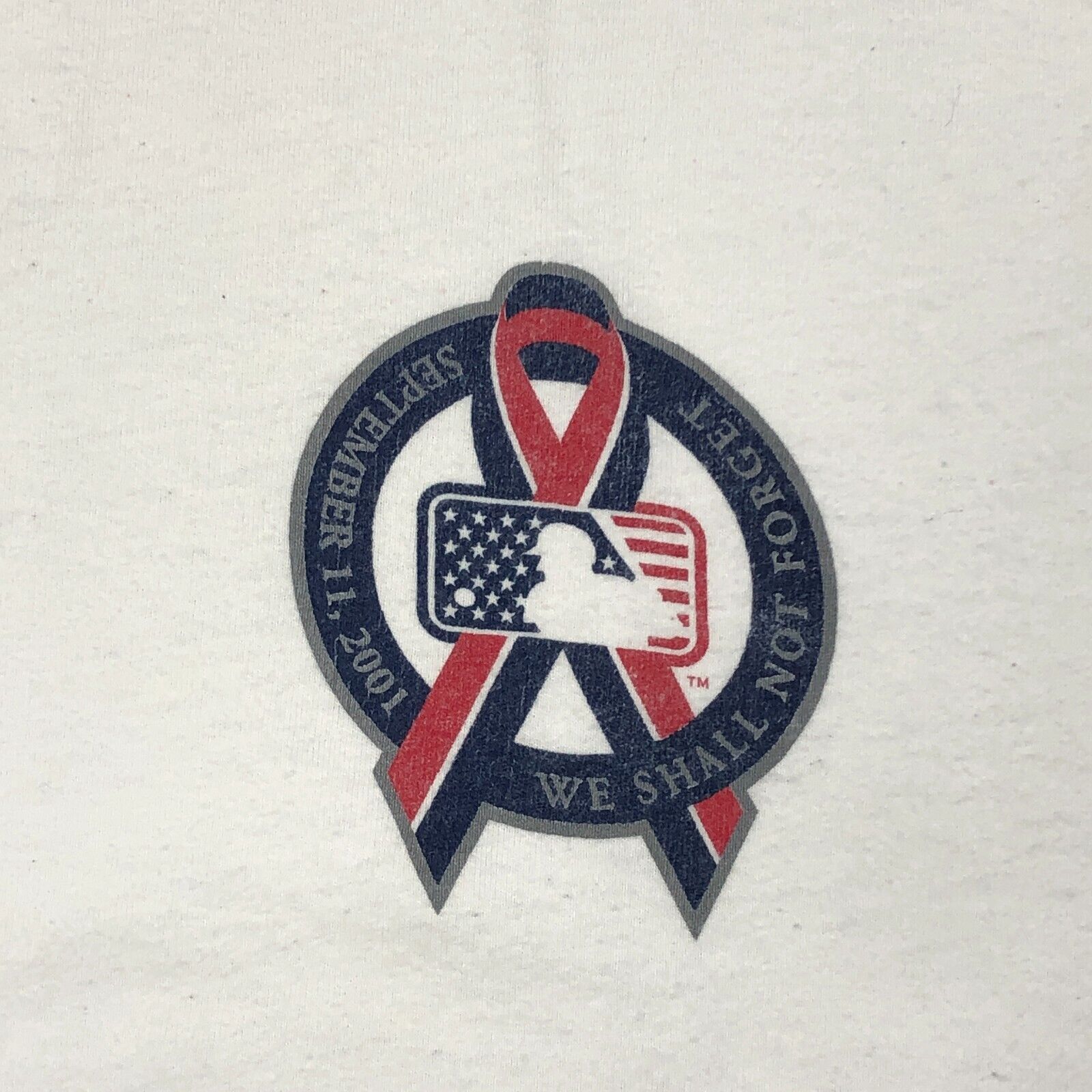 MLB × Vintage 9/11 Sept 11th We Shall Not Forget MLB Memorial Tee Size XL Size US XL / EU 56 / 4 - 2 Thumbnail