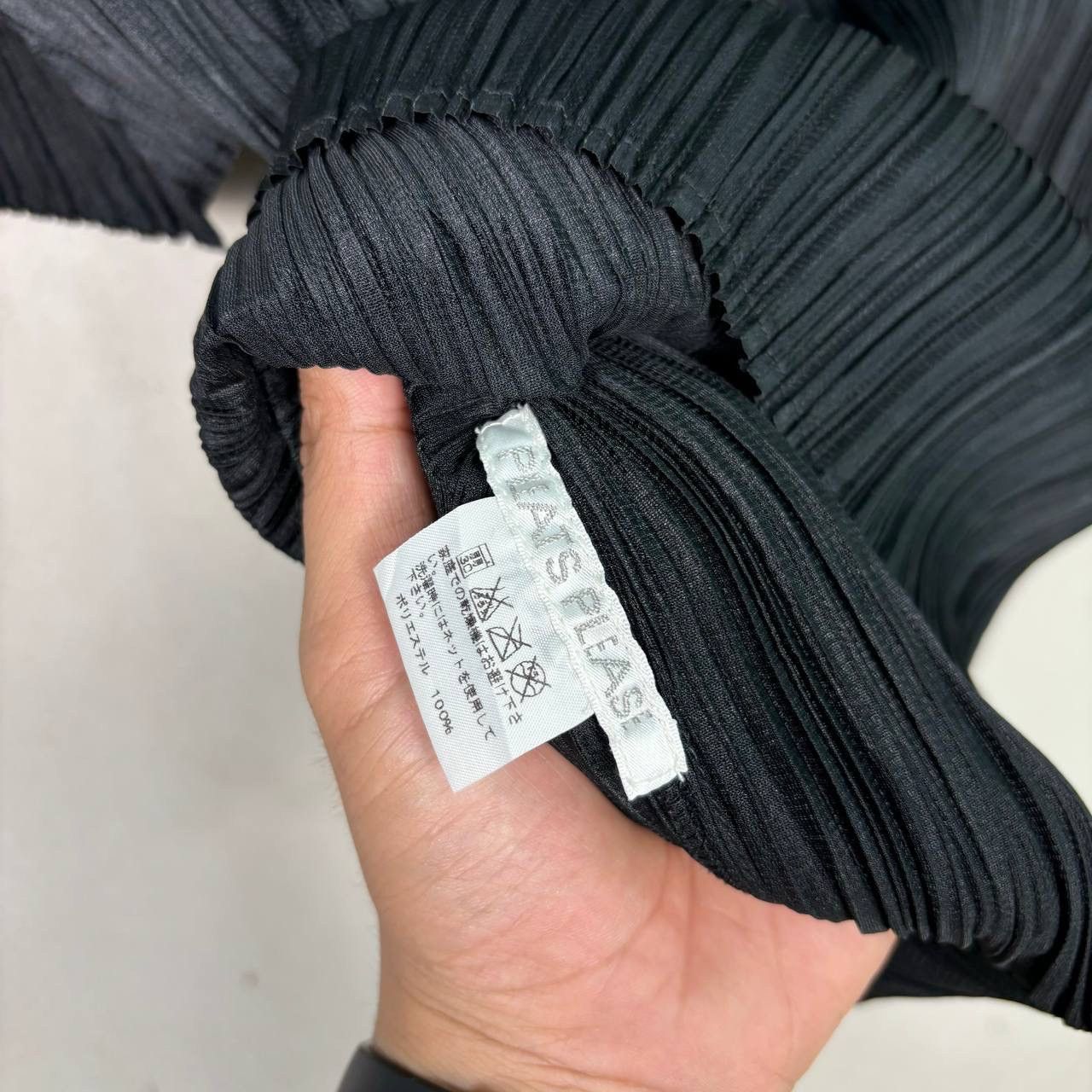 Pleats Please Issey Miyake PLEATS PLEASE ISSEY MIYAKE Black Plisse Mock Neck Top 3 Size US M / EU 48-50 / 2 - 7 Thumbnail