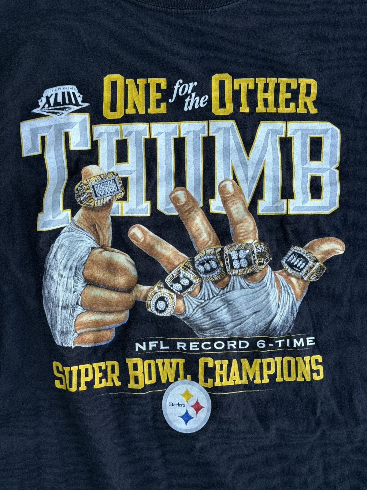 Reebok Vintage Reebok Pittsburgh Steelers Super bowl Champions tee Size US L / EU 52-54 / 3 - 5 Thumbnail