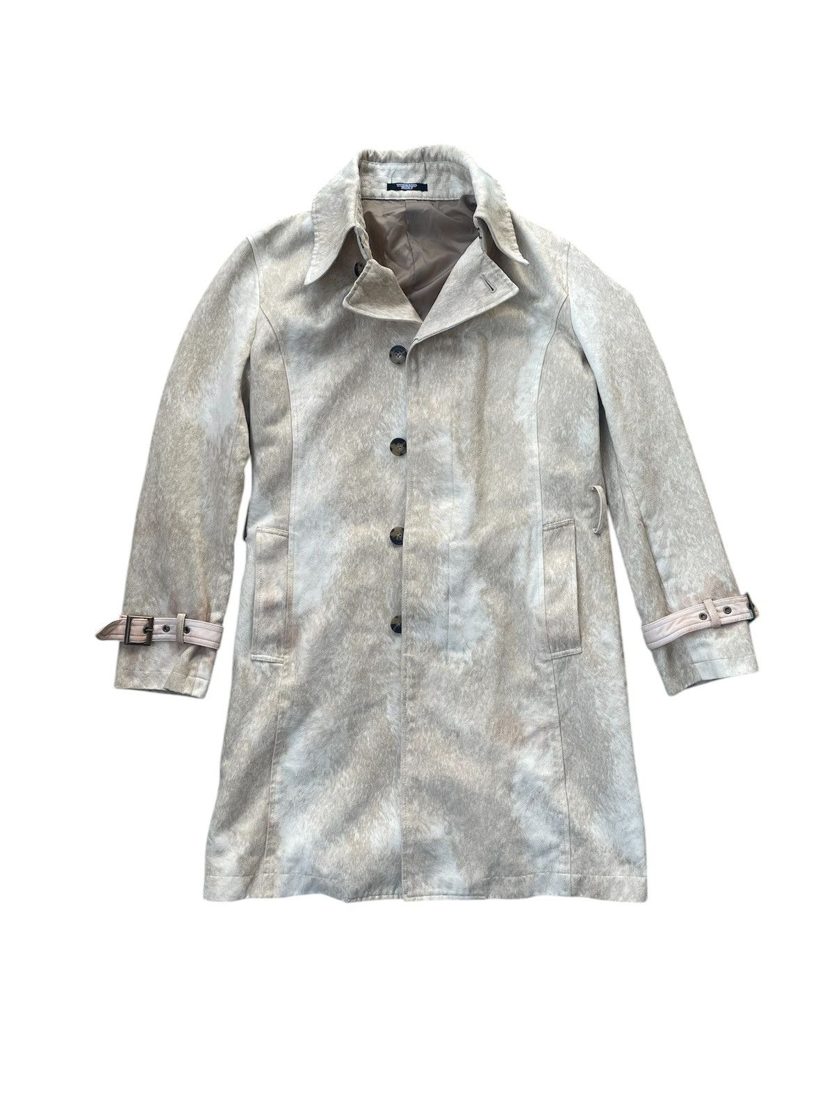 Tornado Mart Tornado Mart 🔥 Suede Fur Leather Trench Jacket Size US M / EU 48-50 / 2 - 1 Thumbnail