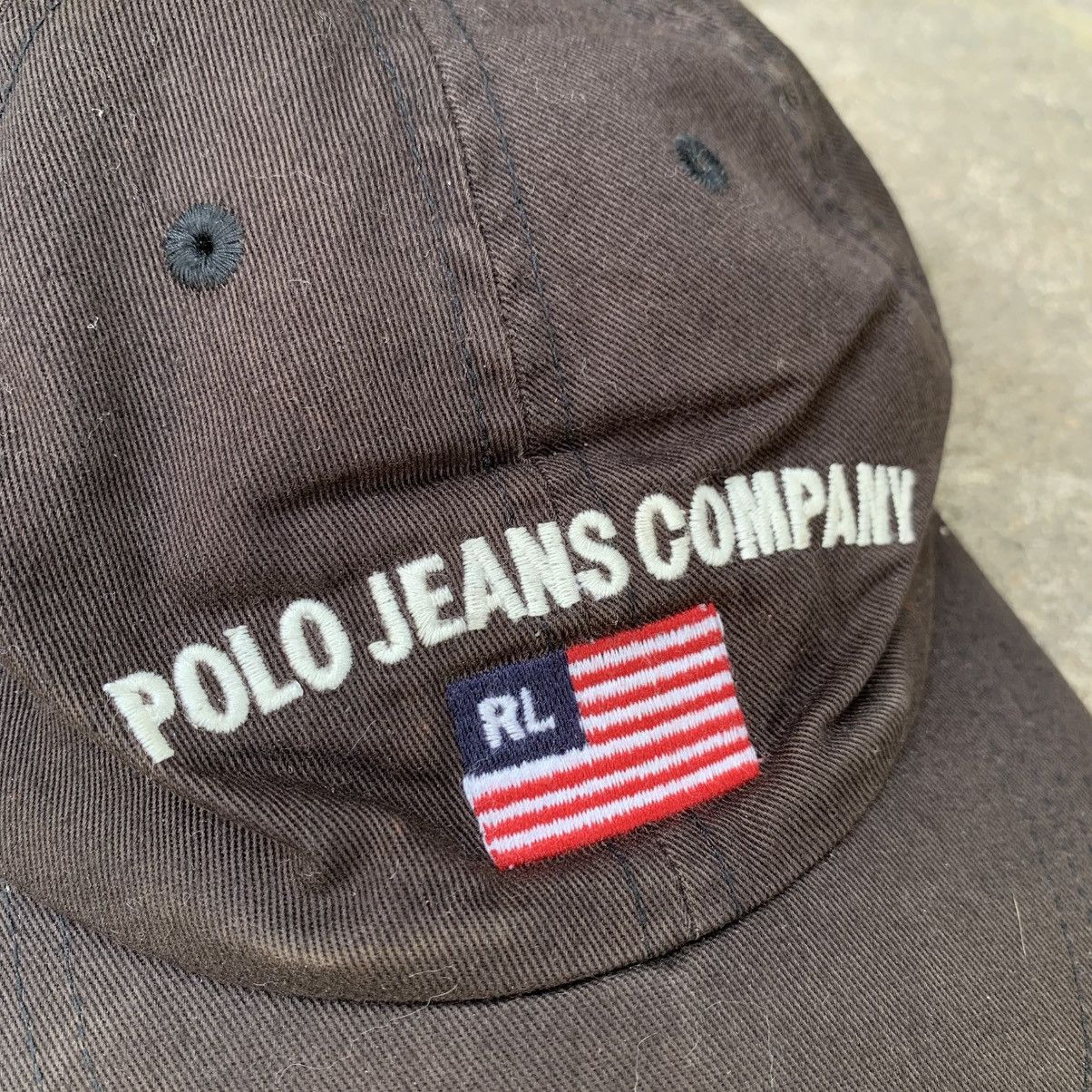 Chaps Ralph Lauren × Polo Ralph Lauren × Vintage Vtg Cap Polo Jeans co. Ralph Lauren Size ONE SIZE - 3 Thumbnail
