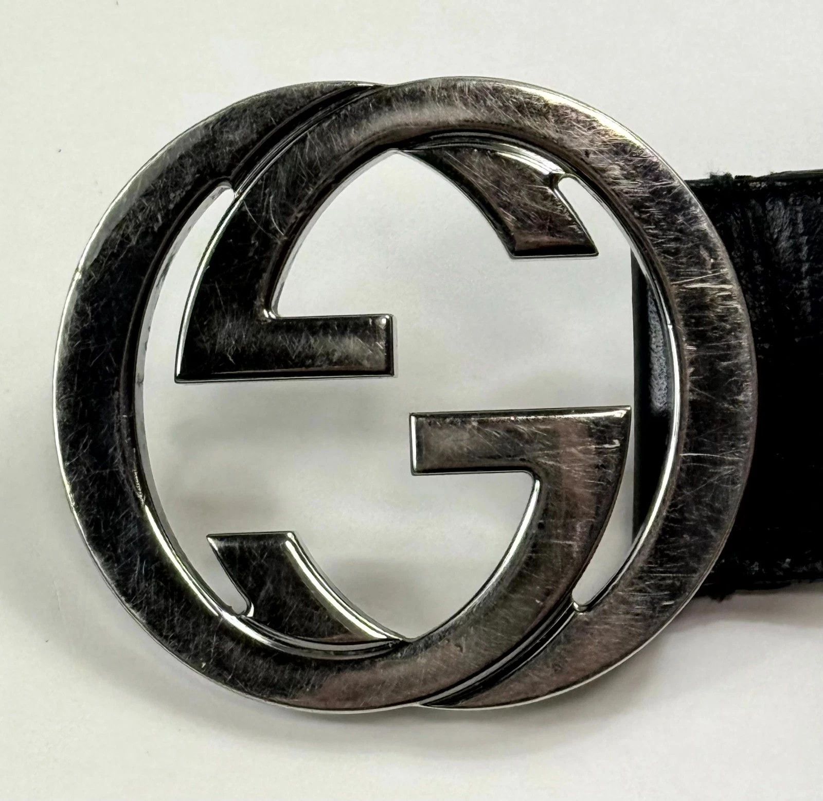 Gucci Gucci Web Green/Red Stripe GG Interlocking Belt Size 95/38 Size ONE SIZE - 2 Thumbnail