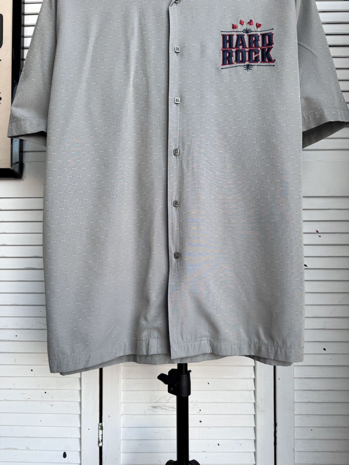 Hard Rock Cafe Vintage Hard Rock Cafe Las Vegas Button Shirt Casino Poker Size US XL / EU 56 / 4 - 7 Thumbnail