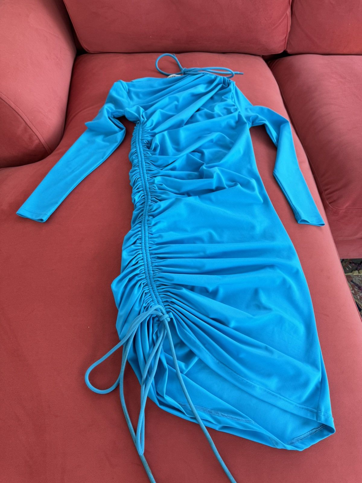 Balenciaga New Balenciaga blue mini dress, size M Size M / US 6-8 / IT 42-44 - 3 Thumbnail