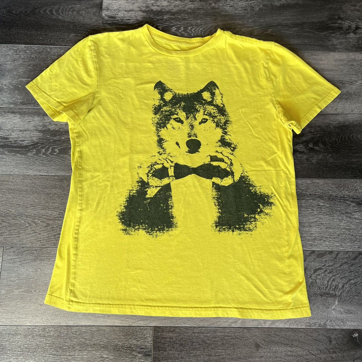 Vintage Vintage 2000s Fakemink Style Wolf Bow Tie Logo Xochi T Shirt Size US L / EU 52-54 / 3 - 1 Thumbnail