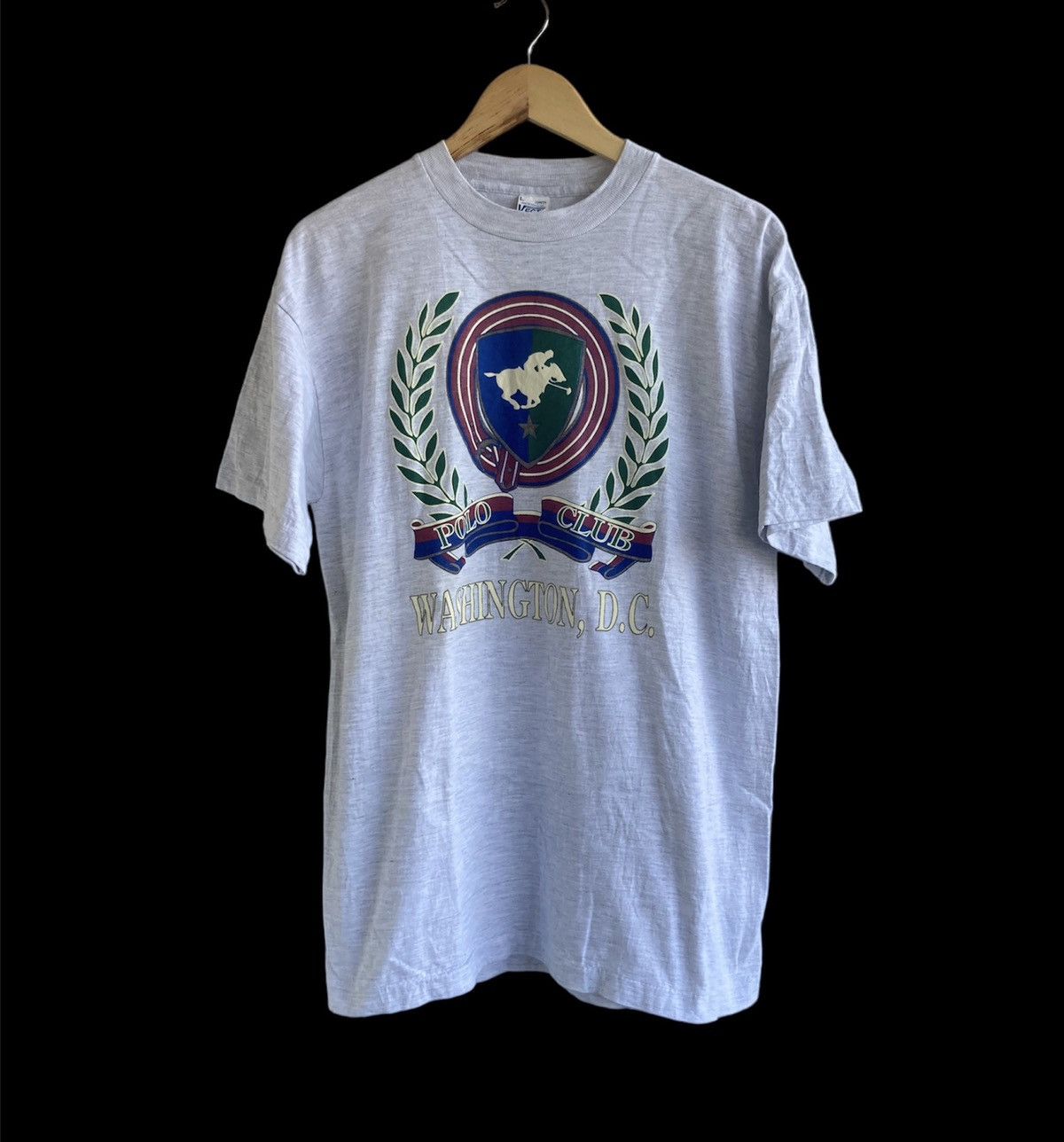 Vintage Vintage 90s Washington D.C. polo club single stitched tee Size US L / EU 52-54 / 3 - 2 Thumbnail