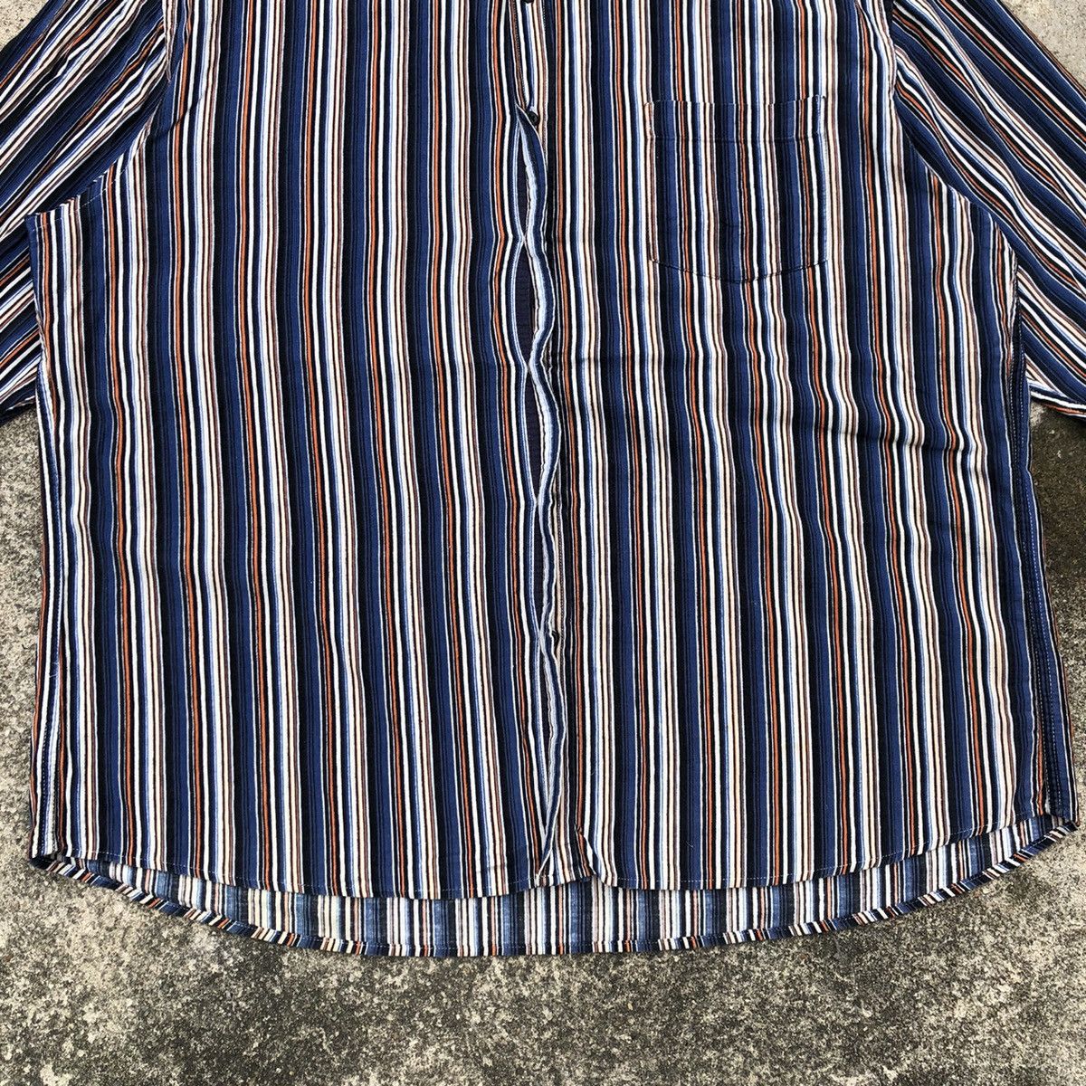 Designer × Japanese Brand × Kansai Yamamoto 🔥Rare🔥🇯🇵Kansai Yamamoto Corduroy Stripe Western Button Shirts Size US XXL / EU 58 / 5 - 3 Thumbnail