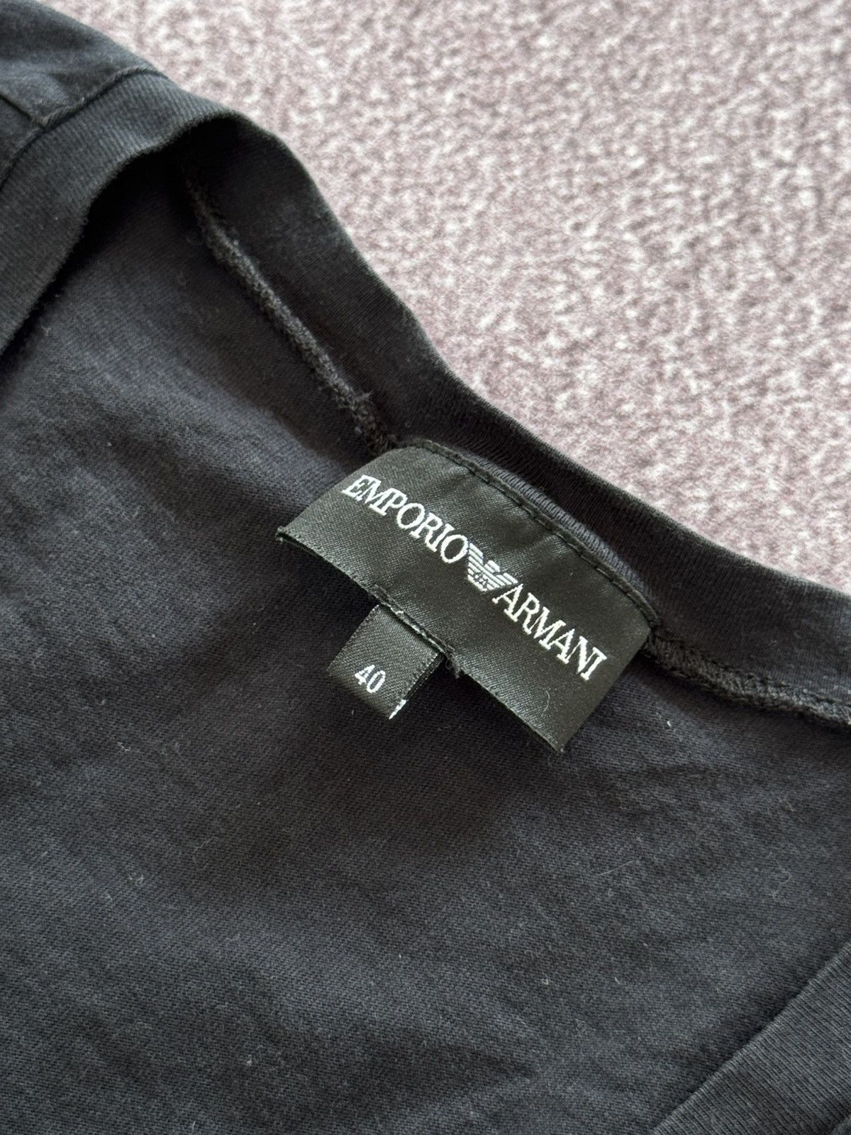 Armani Avant Garde Armani 00s Rhinestones Logo Y2K Top T-Shirt Size M / US 6-8 / IT 42-44 - 8 Thumbnail