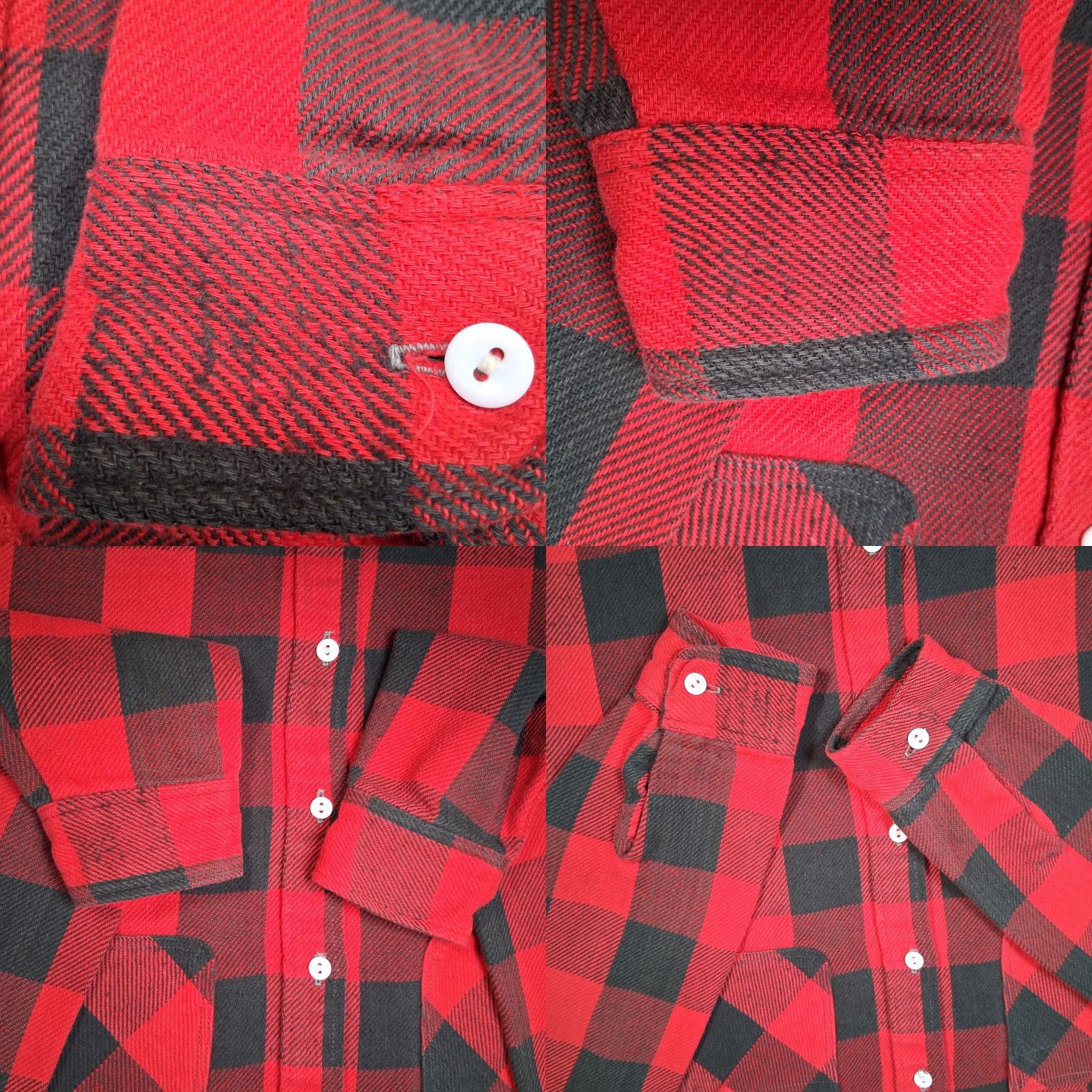 Vintage VINTAGE JC Penney Big Mac Flannel Shirt Men M Tall Red Buffalo Plaid Work Size US M / EU 48-50 / 2 - 9 Thumbnail
