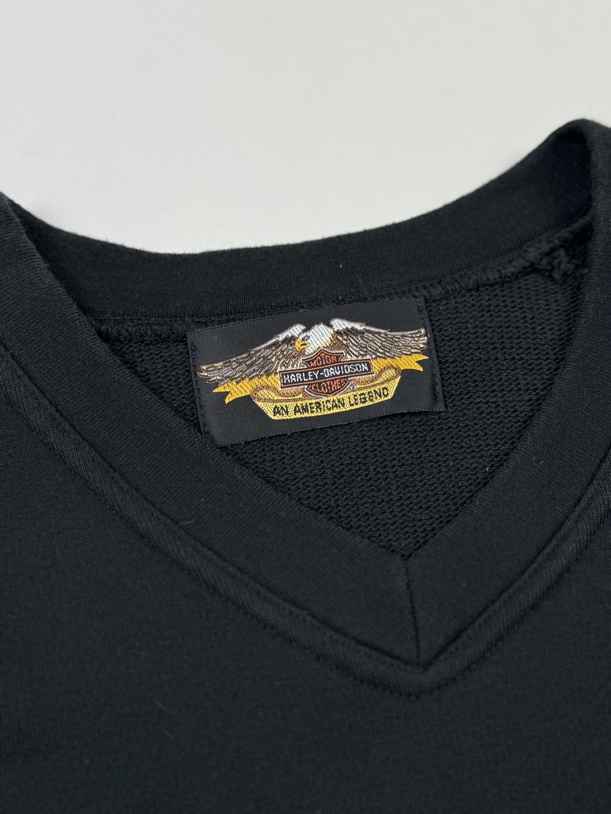 Harley Davidson × Vintage Y2K Vintage Harley Davidson V-Neck Mix Sweatshirt Size US S / EU 44-46 / 1 - 8 Thumbnail