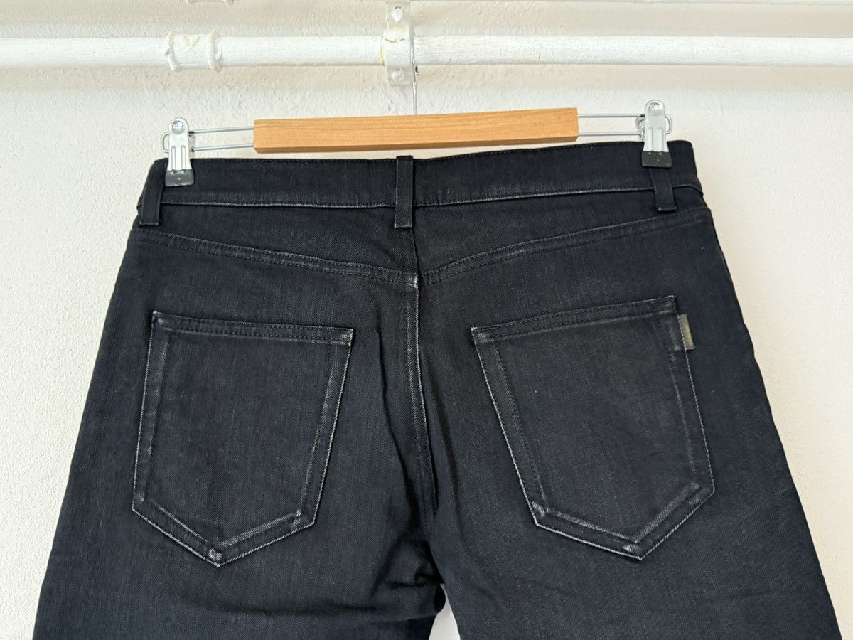 Saint Laurent Paris Saint Laurent D02 Skinny Black Jeans in Washed Stretch Denim Size US 32 / EU 48 - 6 Thumbnail