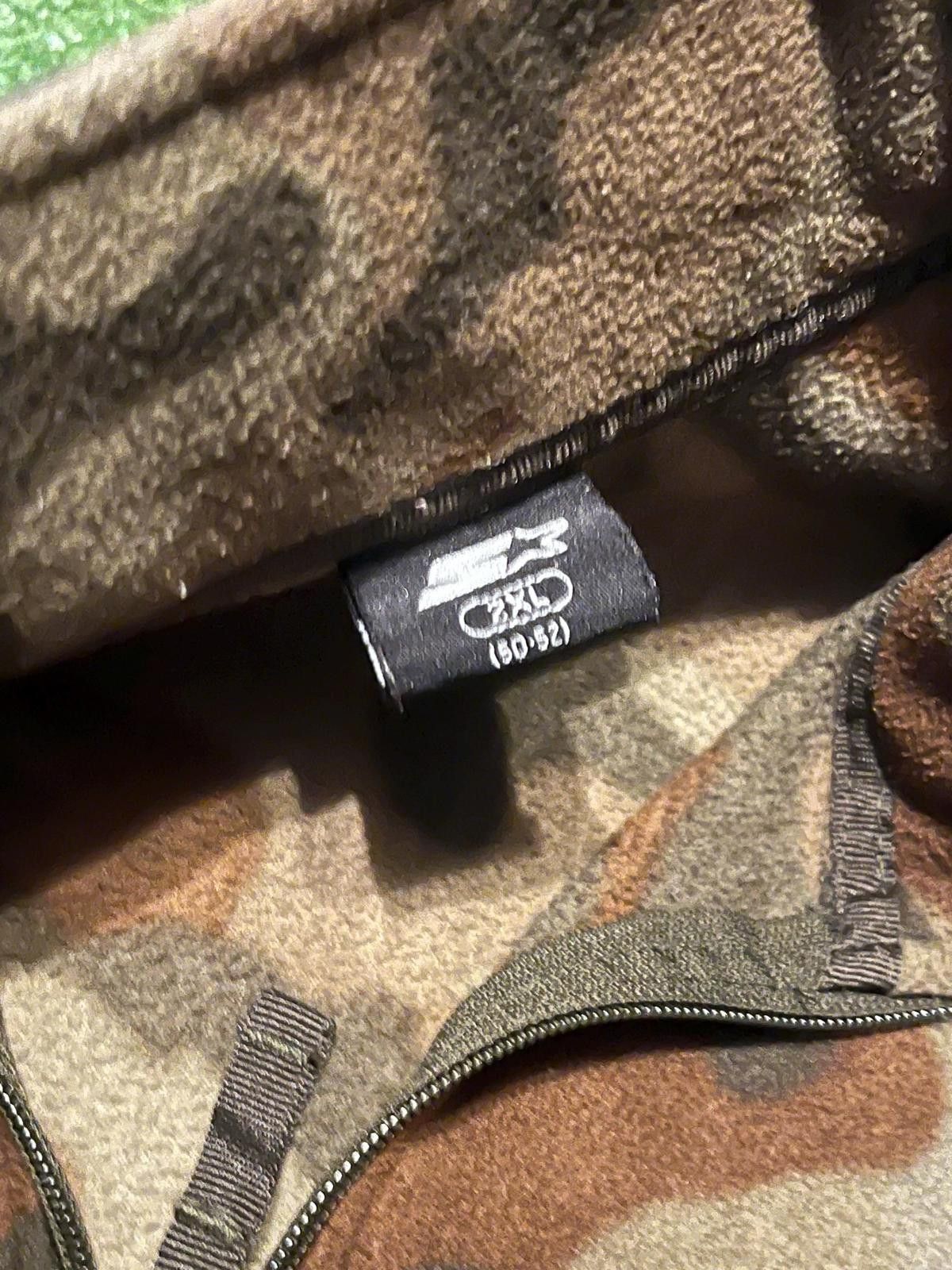 Unknown London Camouflage Half-Zip Pullover Fleece Jacket Size ONE SIZE - 5 Thumbnail