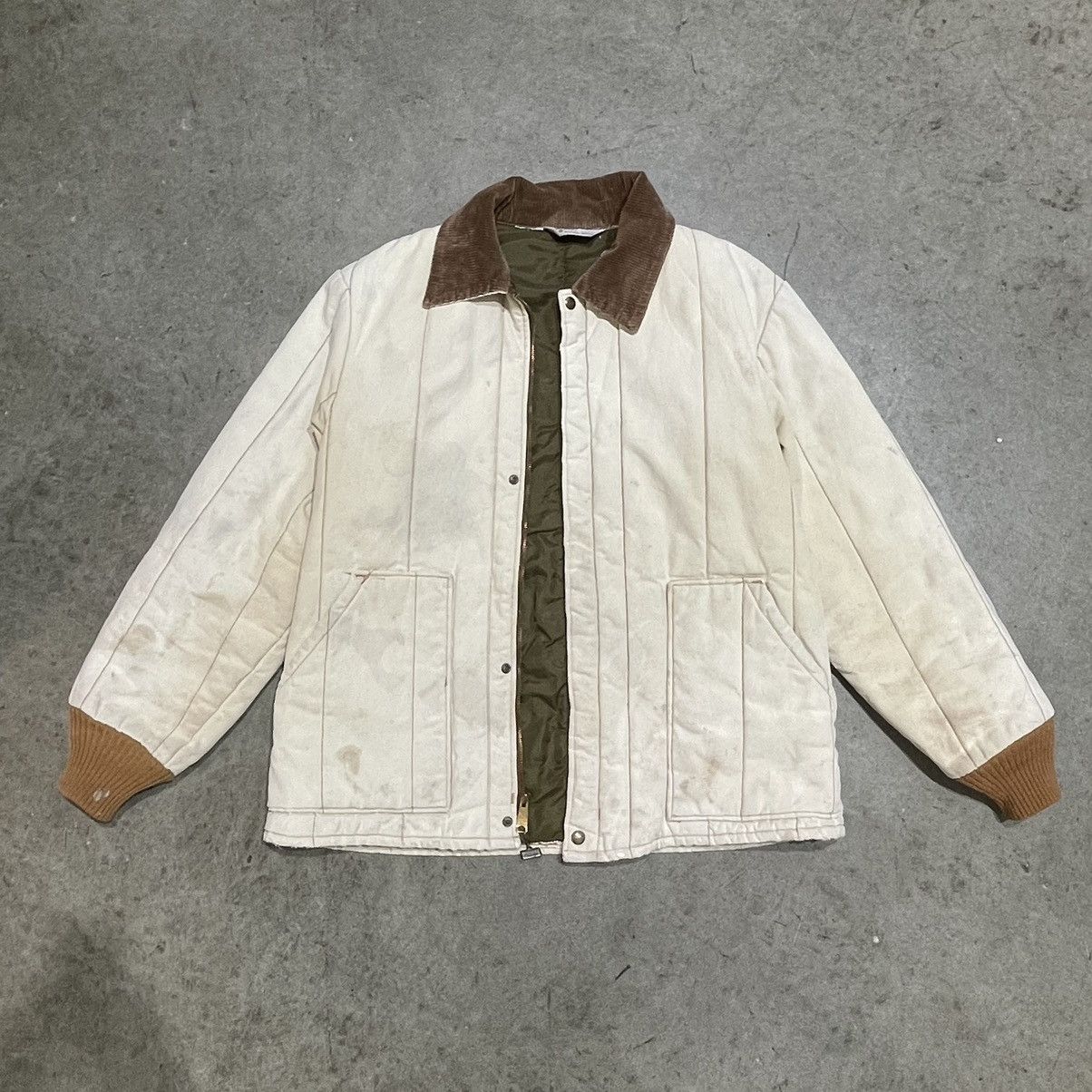 image of Made In USA x Vintage 1970’S Vintage Walls Workwear Prison Jacket 70's in White, Men's (Size XL)