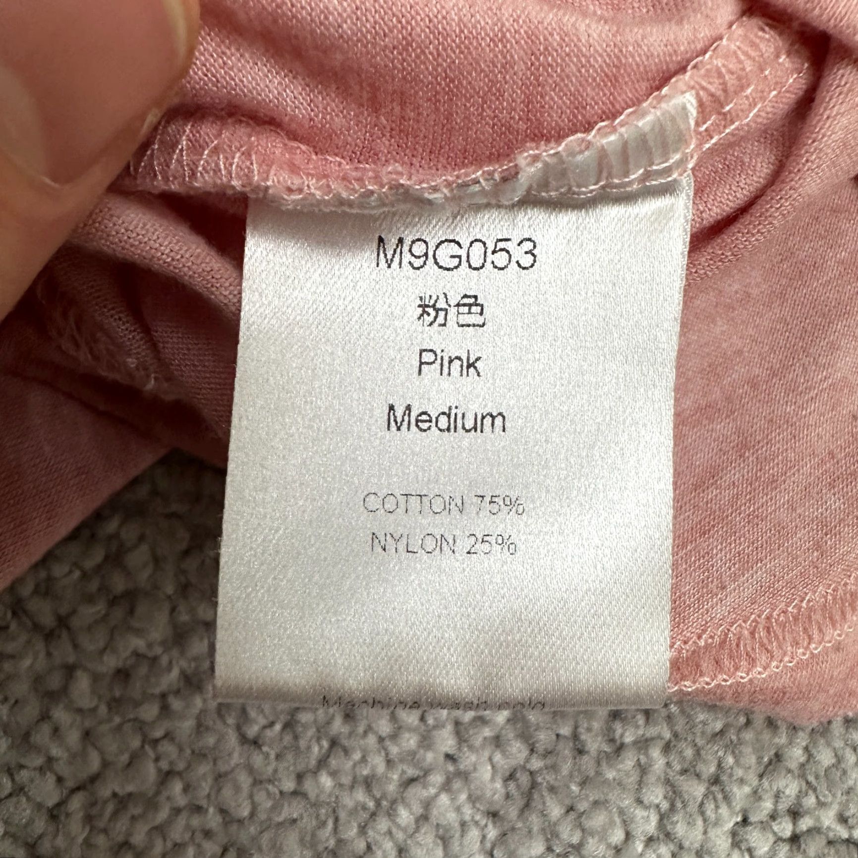 Bell Unbranded Blouse Women M Pink 3/4 Sleeve V-Neck Knit Cotton Nylon Size M / US 6-8 / IT 42-44 - 5 Thumbnail