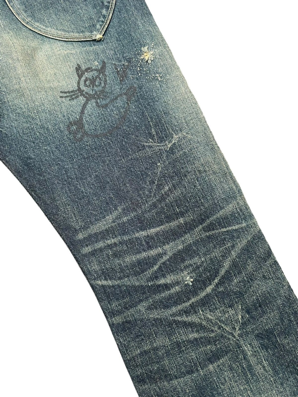 Japanese Brand × Paul Smith Red Ear Paul Smith Red Ear Howgate Wonder Selvedge Distresed Size US 31 - 12 Thumbnail