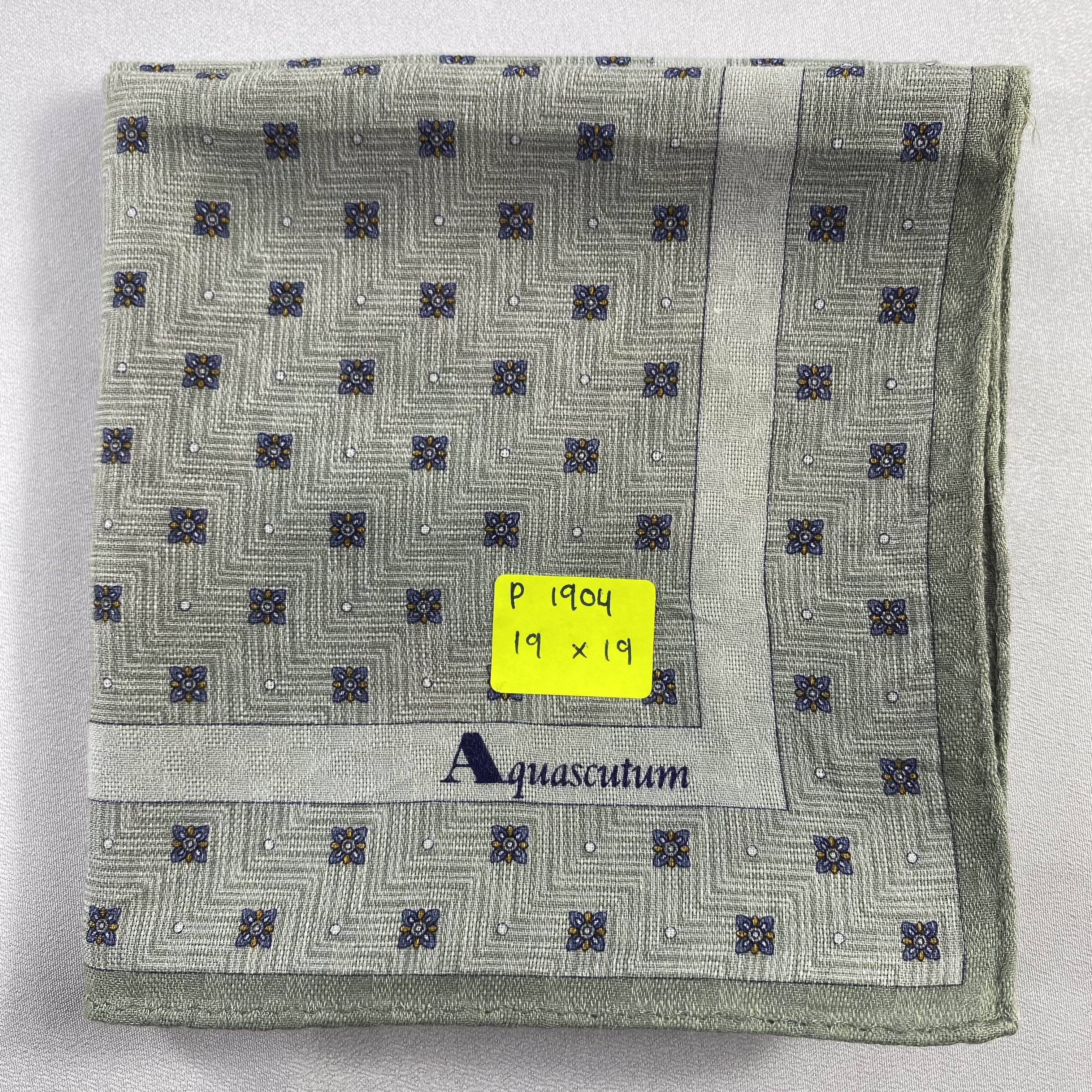 Aquascutum × Vintage Aquascutum Handkerchief / Neckerchief / Bandana-P1904 Size ONE SIZE - 6 Thumbnail