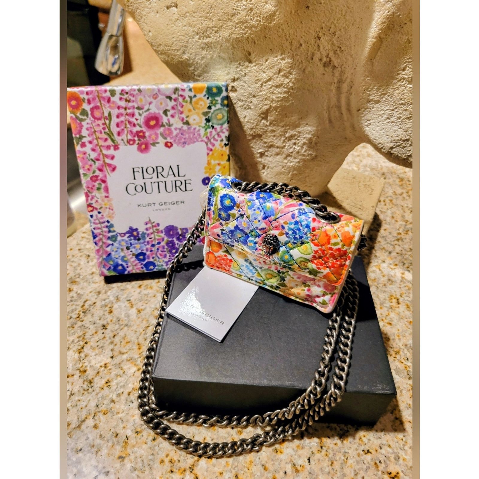 Kurt Geiger KURT GEIGER Mini Kensington Quilted Leather Crossbody NWT Size ONE SIZE - 6 Thumbnail