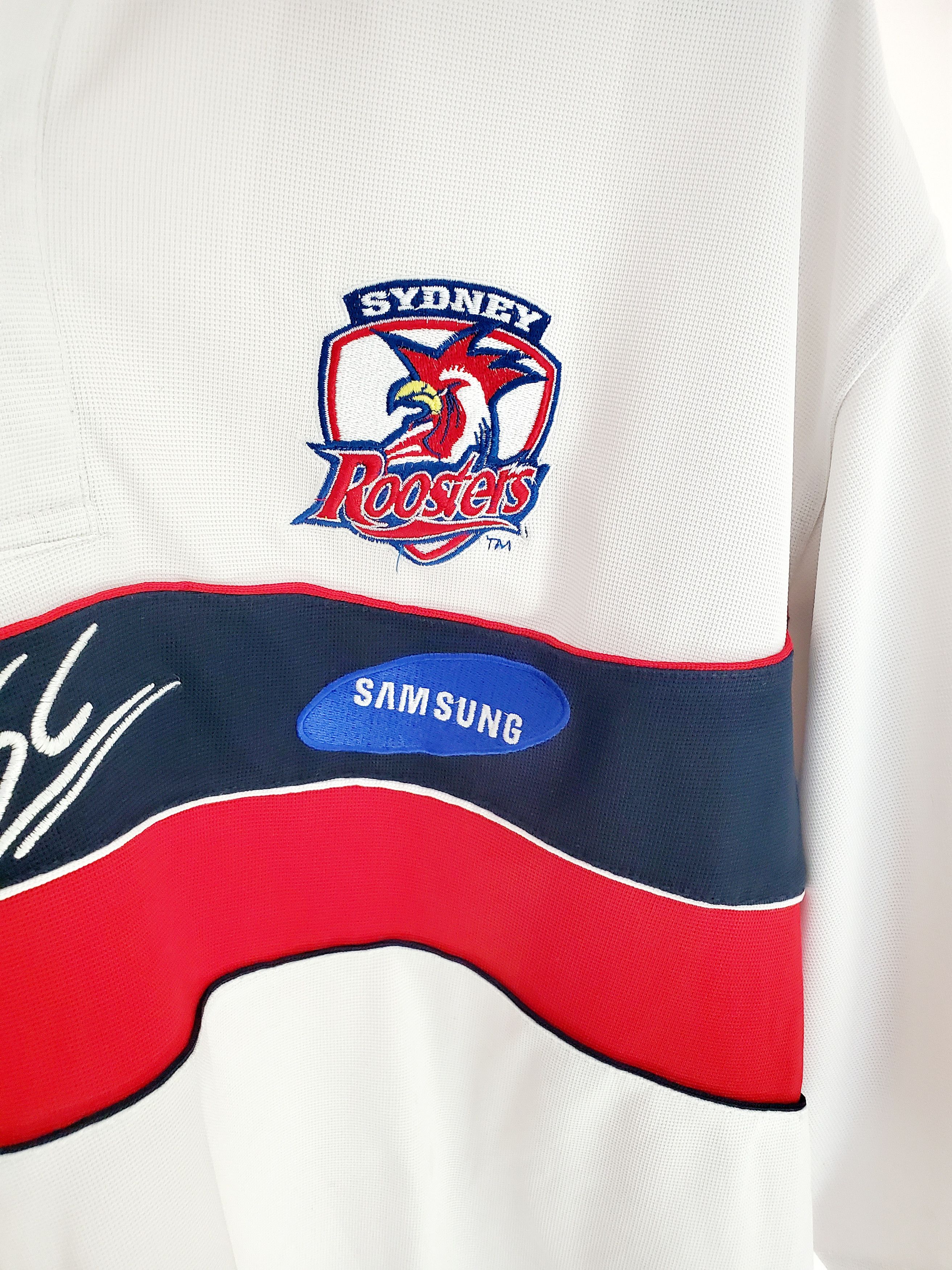 Canterbury of New Zealand Rare! Vintage Rugby League Sydney Roosters Centenar 90s XXl Size US XXL / EU 58 / 5 - 2 Thumbnail