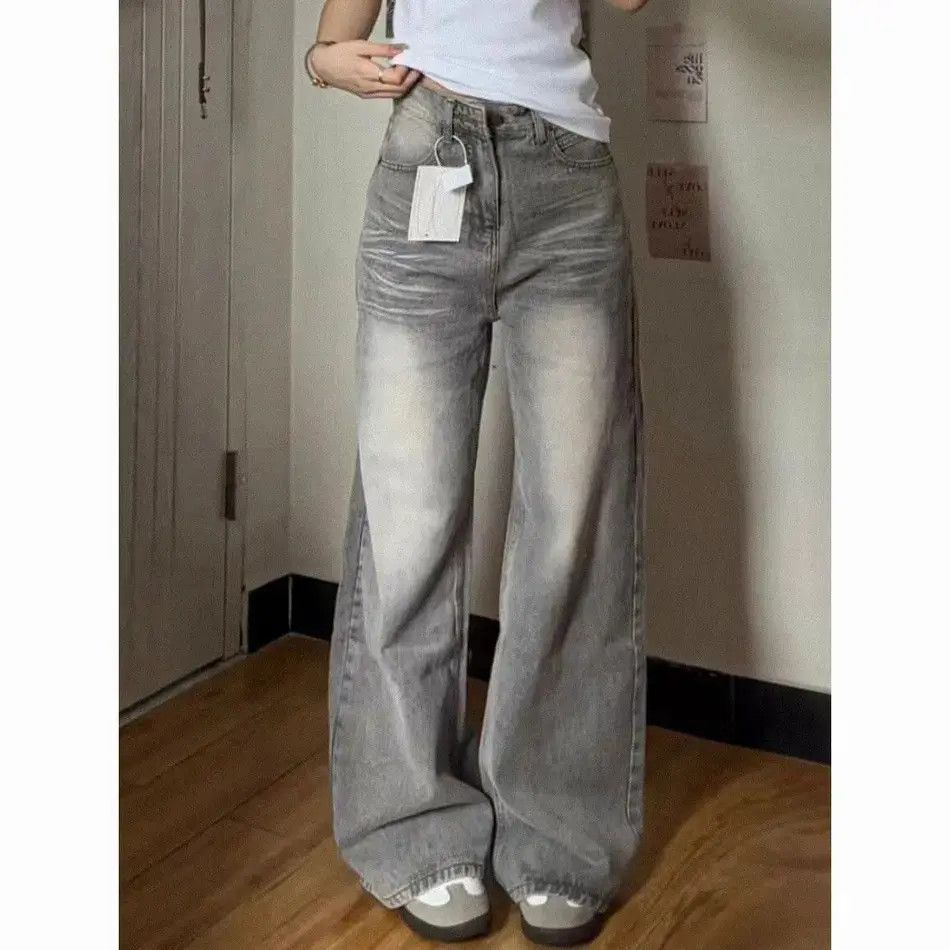 Japanese Brand Retro straight leg loose wide leg jeans Size US 32 / EU 48 - 6 Thumbnail