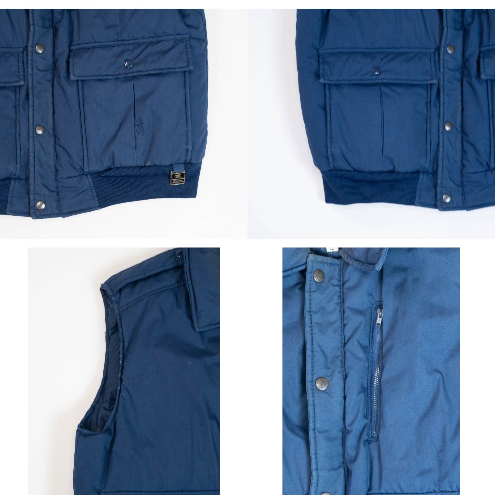 Vintage VINTAGE Downhill Racer Vest Blue Puffer Jacket 80s Style Men Size L Size US L / EU 52-54 / 3 - 9 Thumbnail
