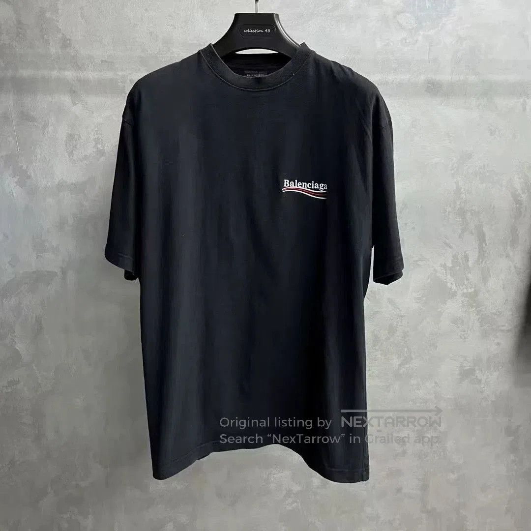 Balenciaga Balenciaga Coke Embroidery Loose Tee. Size US S / EU 44-46 / 1 - 1 Thumbnail