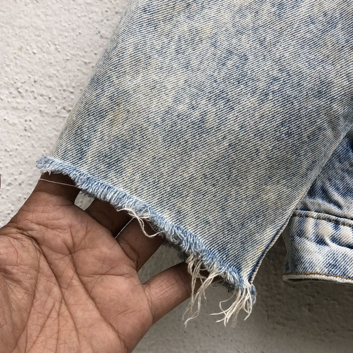 H&M DIVIDED H&M Jeans Distressed Wash Blue Denim Jacket Size US L / EU 52-54 / 3 - 13 Thumbnail