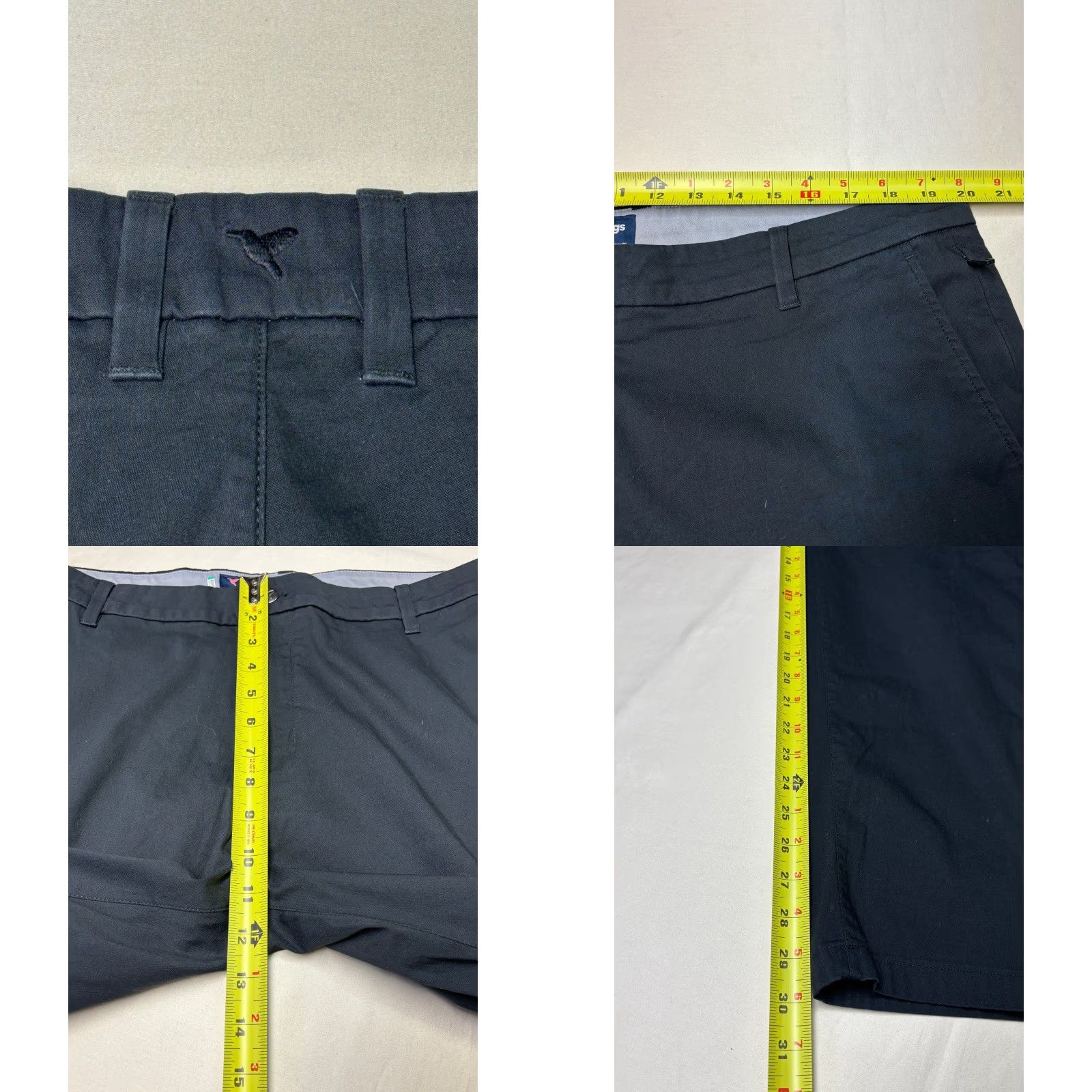 Vintage BirdDogs Mens Black Comfort Stretch Chino Pants 40x30 Casual Dress Work Pantsmens Chino Black 40x30 Mens Slim? Size US 40 / EU 56 - 8 Thumbnail