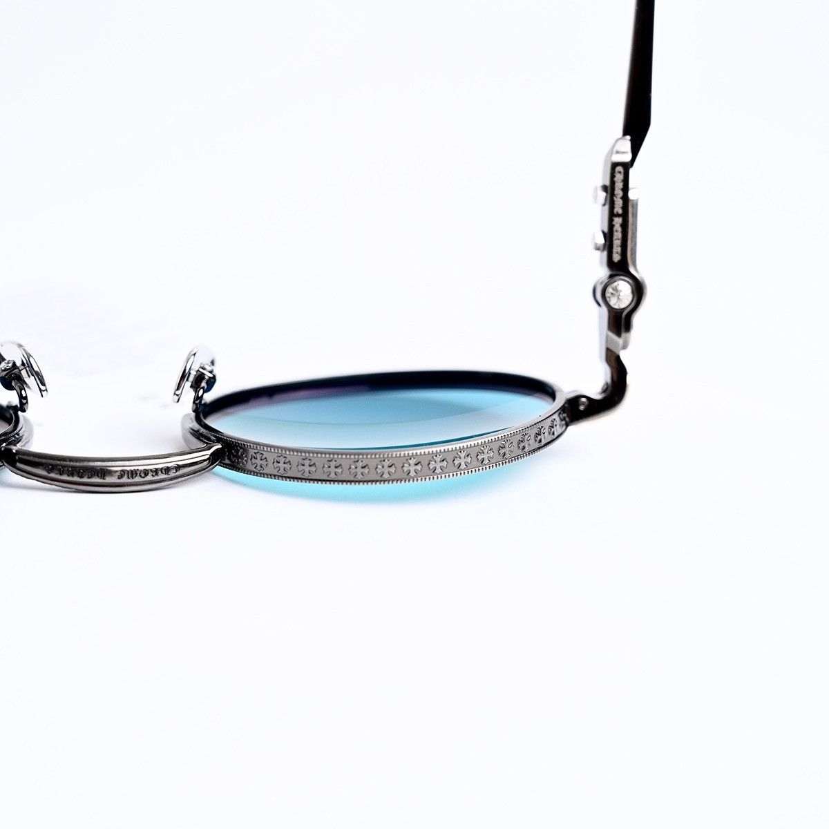 Chrome Hearts CHROME HEARTS HONEY DIPPED PEWTER SUNGLASSES Size ONE SIZE - 10 Thumbnail