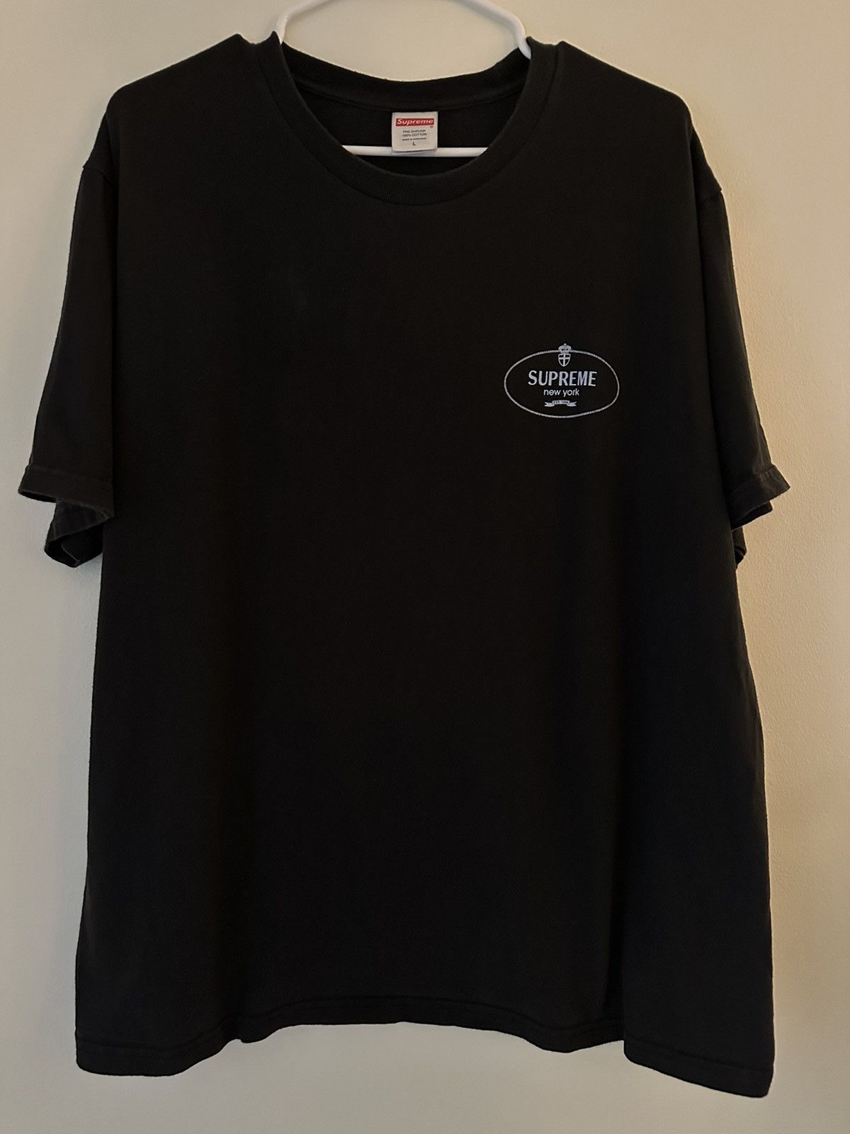 Supreme Supreme Crest Tee Size US L / EU 52-54 / 3 - 3 Thumbnail