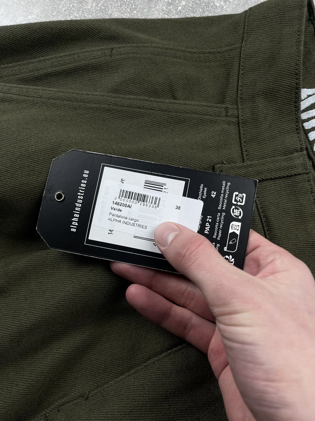 Alpha Industries Alpha Industries Aircraft Pant Military Green Cargo Pants Size US 31 - 17 Thumbnail