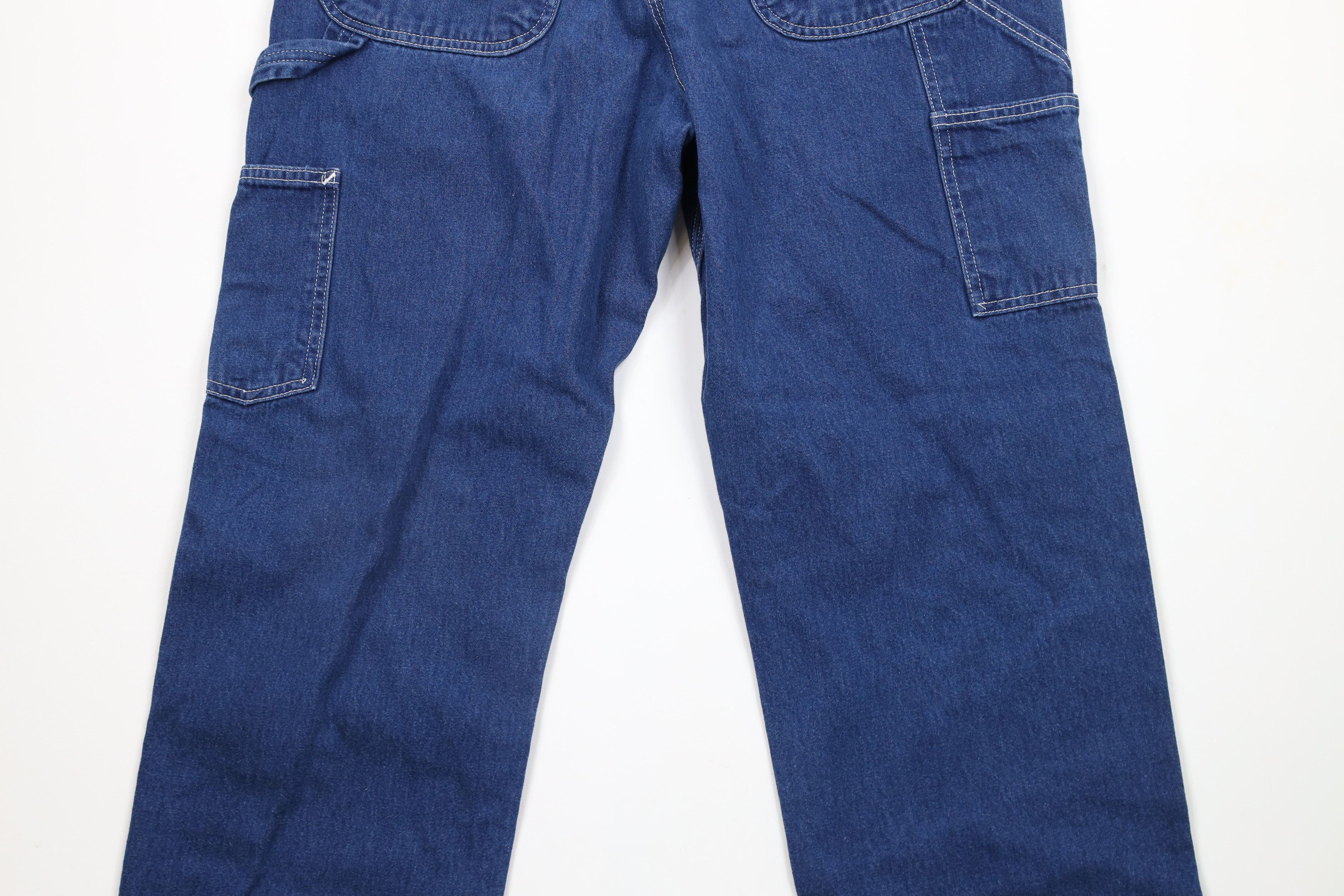 Carhartt × Vintage Vintage Y2K 2004 Carhartt Out Wide Leg Dungaree Denim Jeans Size US 32 / EU 48 - 10 Thumbnail