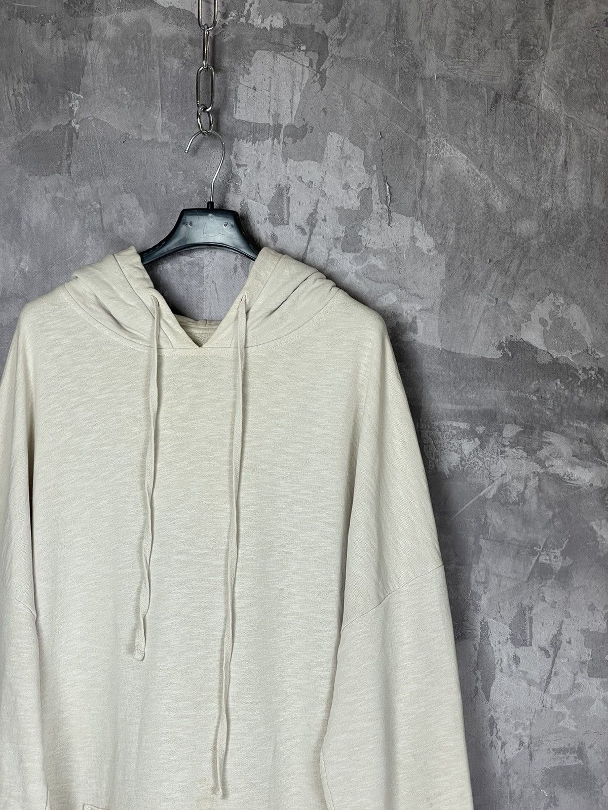Allsaints Allsaints Oversized Fit Sand/Beige Avant Garde Y2K Hoodie Size US L / EU 52-54 / 3 - 4 Thumbnail