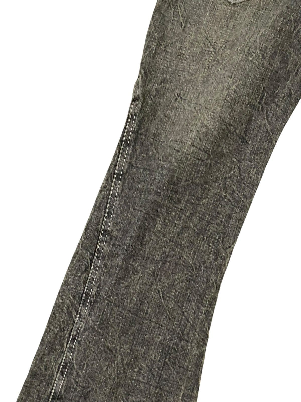 Japanese Brand Flare Jeans Shinehill Faded Distress Low Rise Boot Cut 1🟦4 Size US 30 / EU 46 - 16 Thumbnail