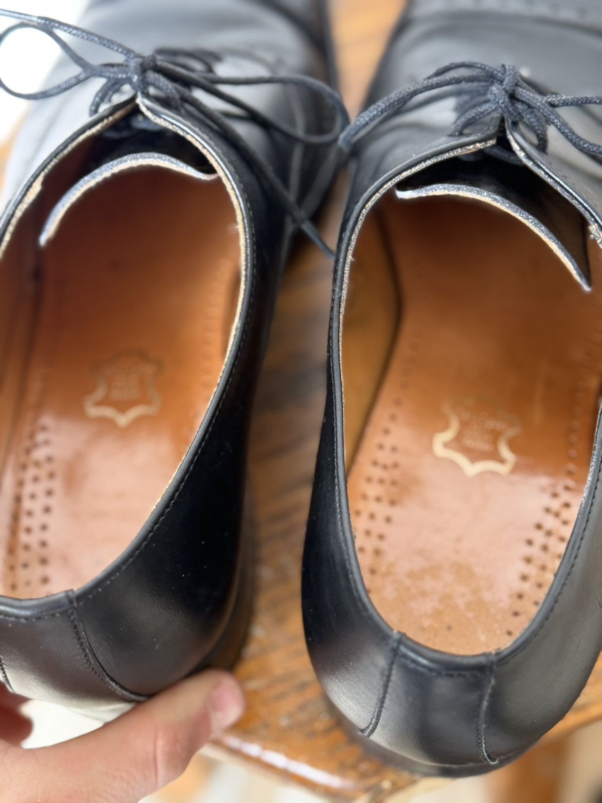 Vintage Vintage Classic Leather Black Shoes Sneakers Y2K guidi vibe Size US 8.5 / EU 41-42 - 12 Thumbnail